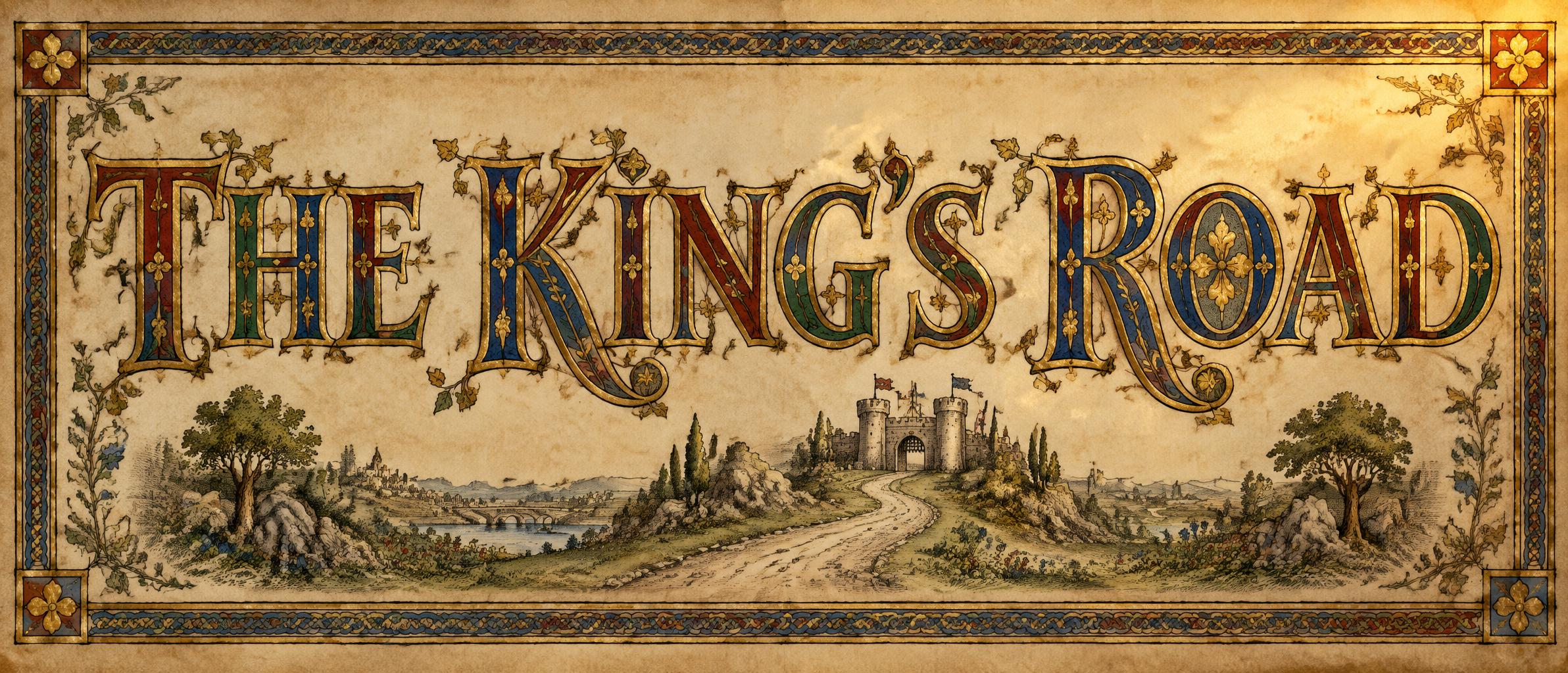 "THE KING'S ROAD" — Medieval | AI Text Effect Generator