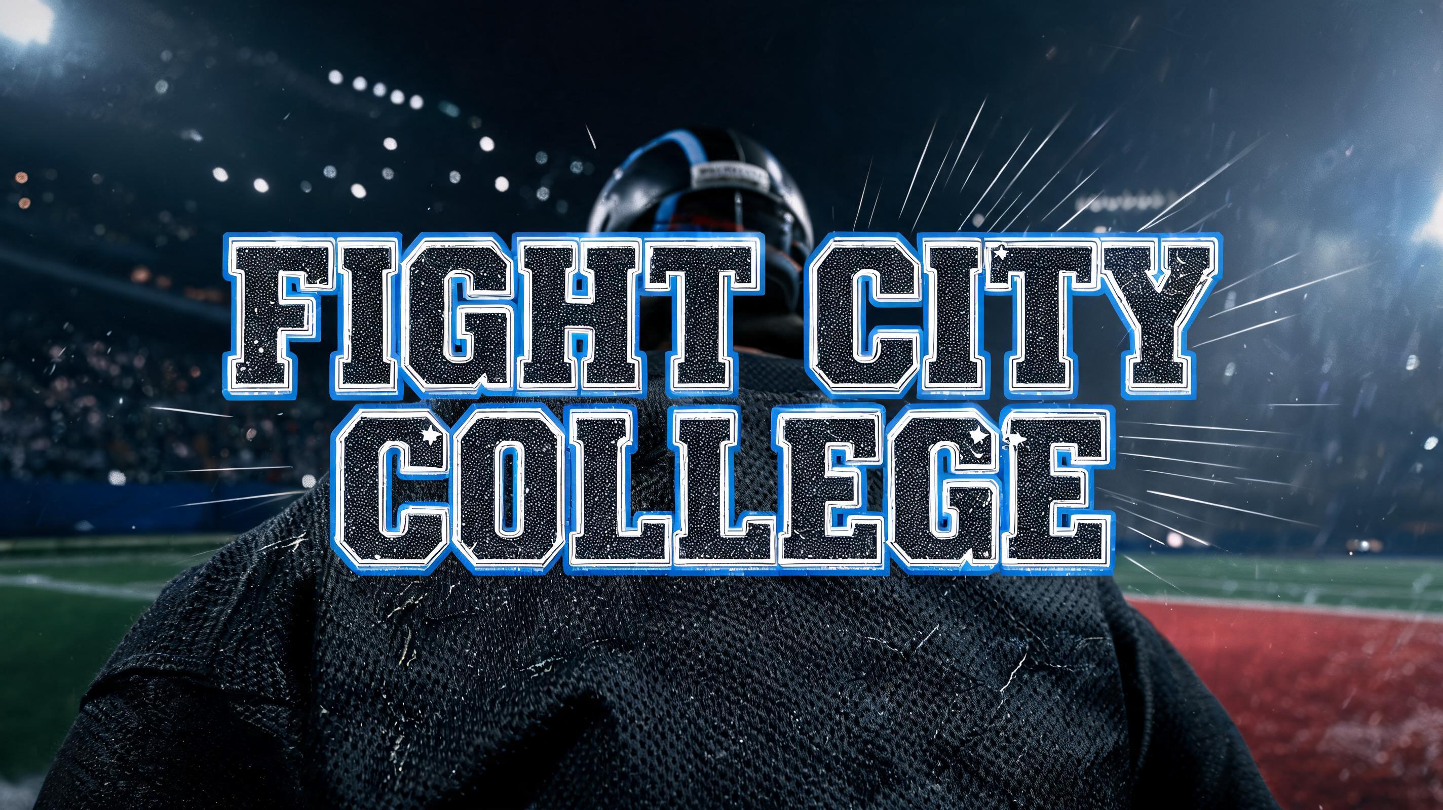 "FIGHT CITY COLLEGE" — Sports | AI Text Effect Generator
