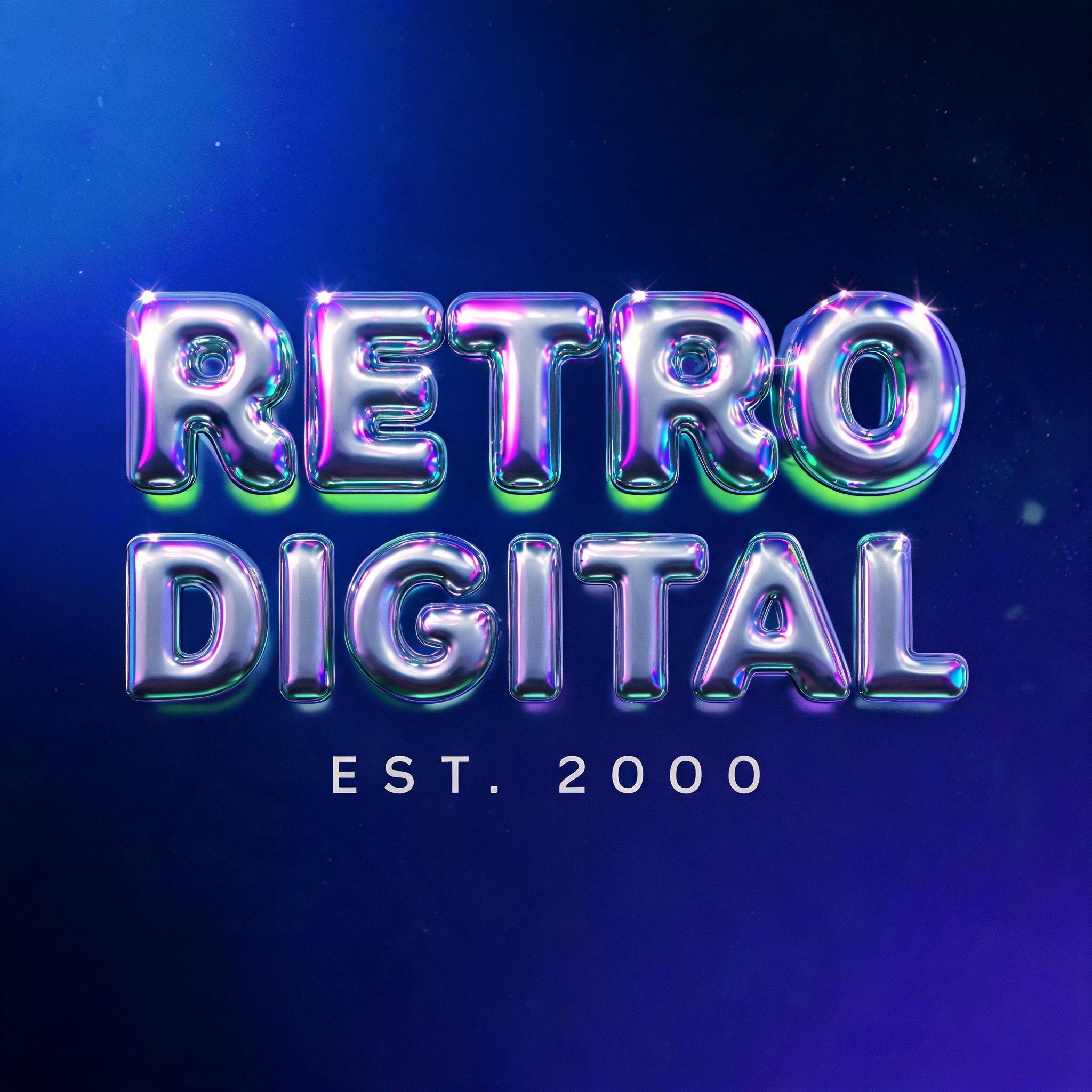 "RETRO
DIGITAL
EST. 2000" — Y2k | AI Text Effect Generator