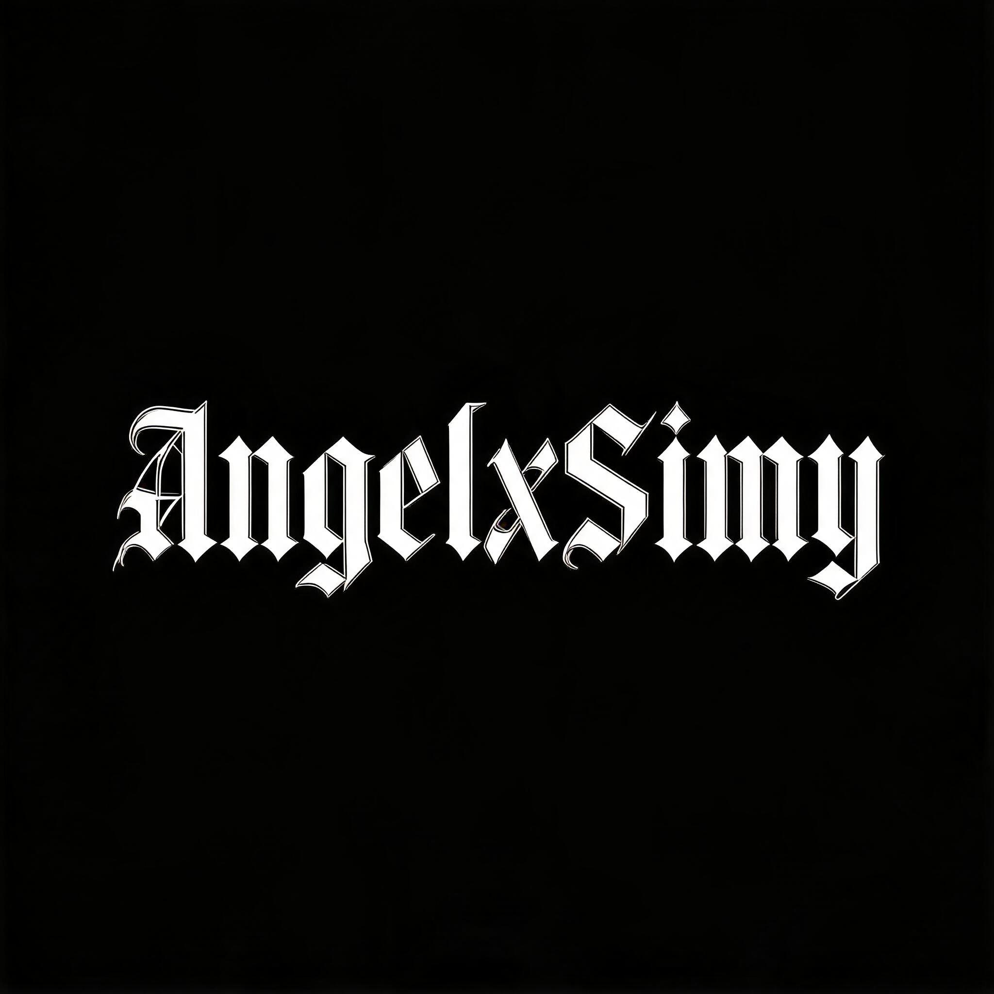 "AngelxSimy" — Tattoo | AI Text Effect Generator