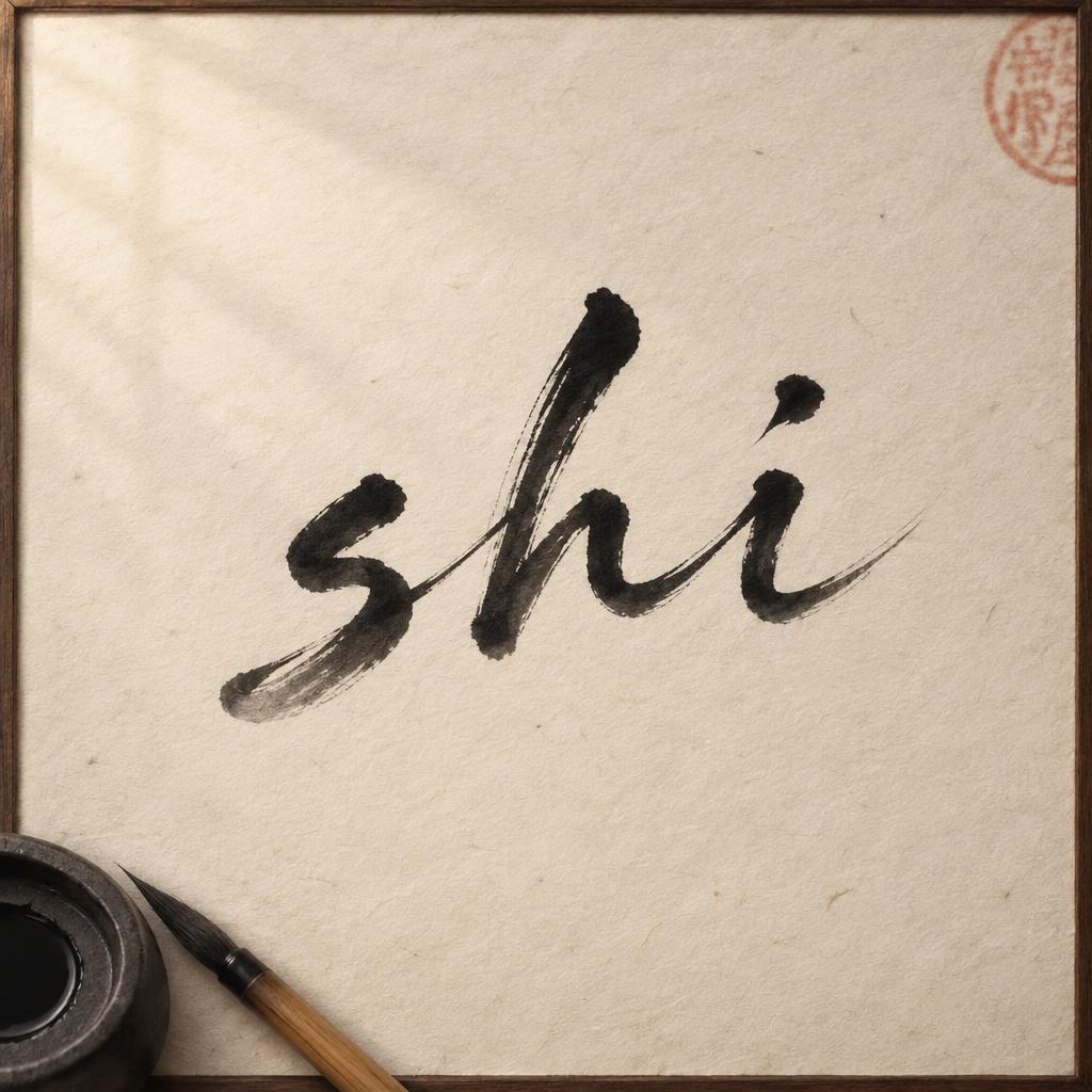 "shi" —  | AI Text Effect Generator