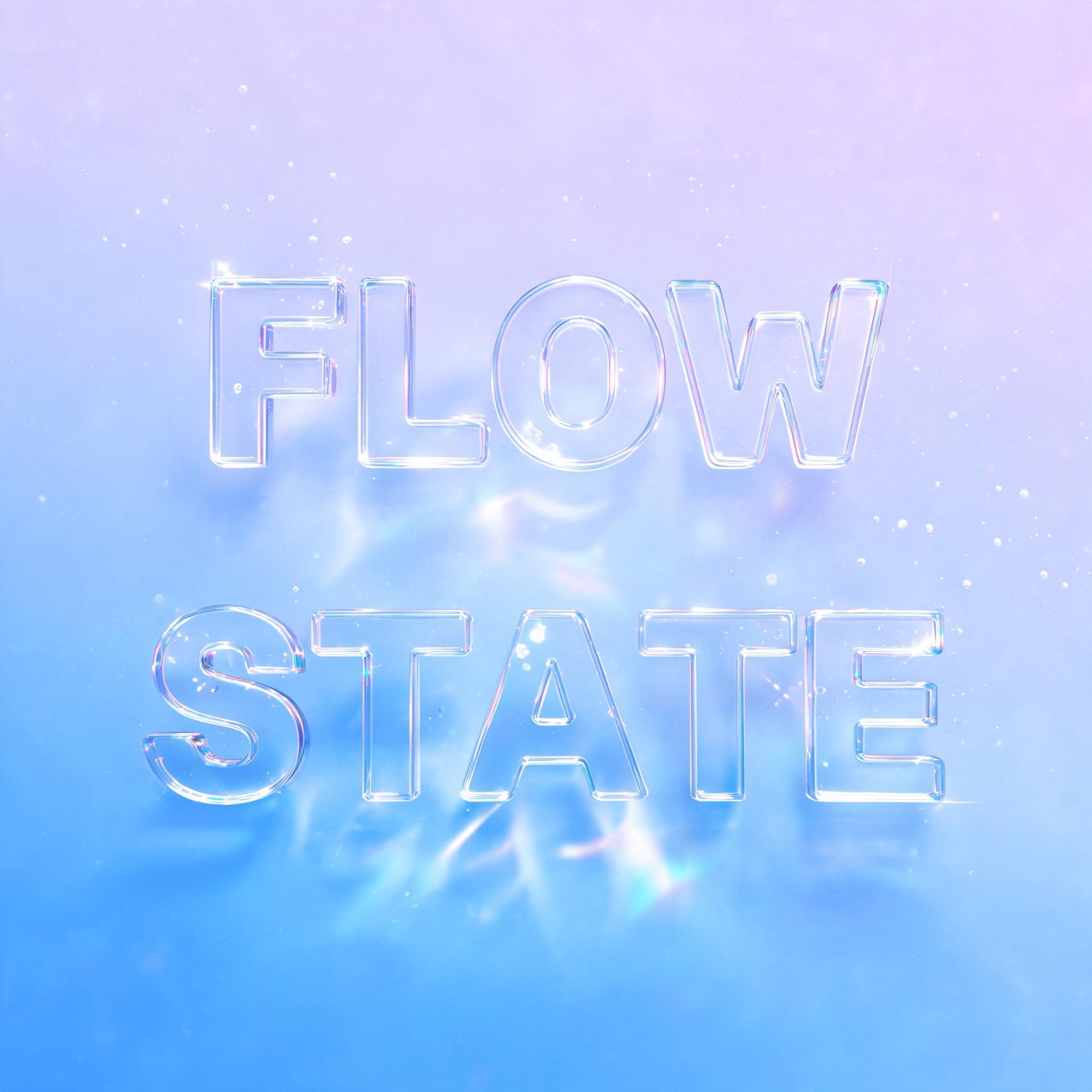 "FLOW
STATE" — Glass | AI Text Effect Generator