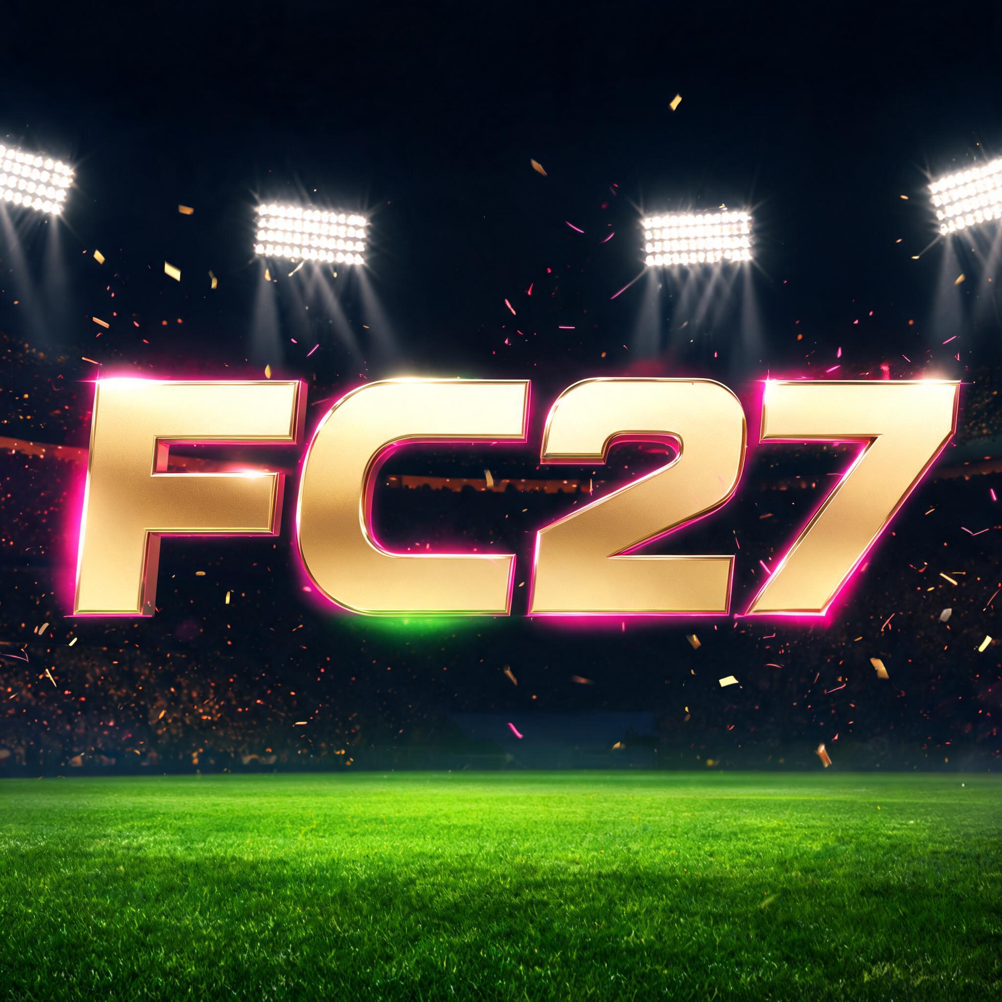 "FC27" — Sports Football | AI Text Effect Generator
