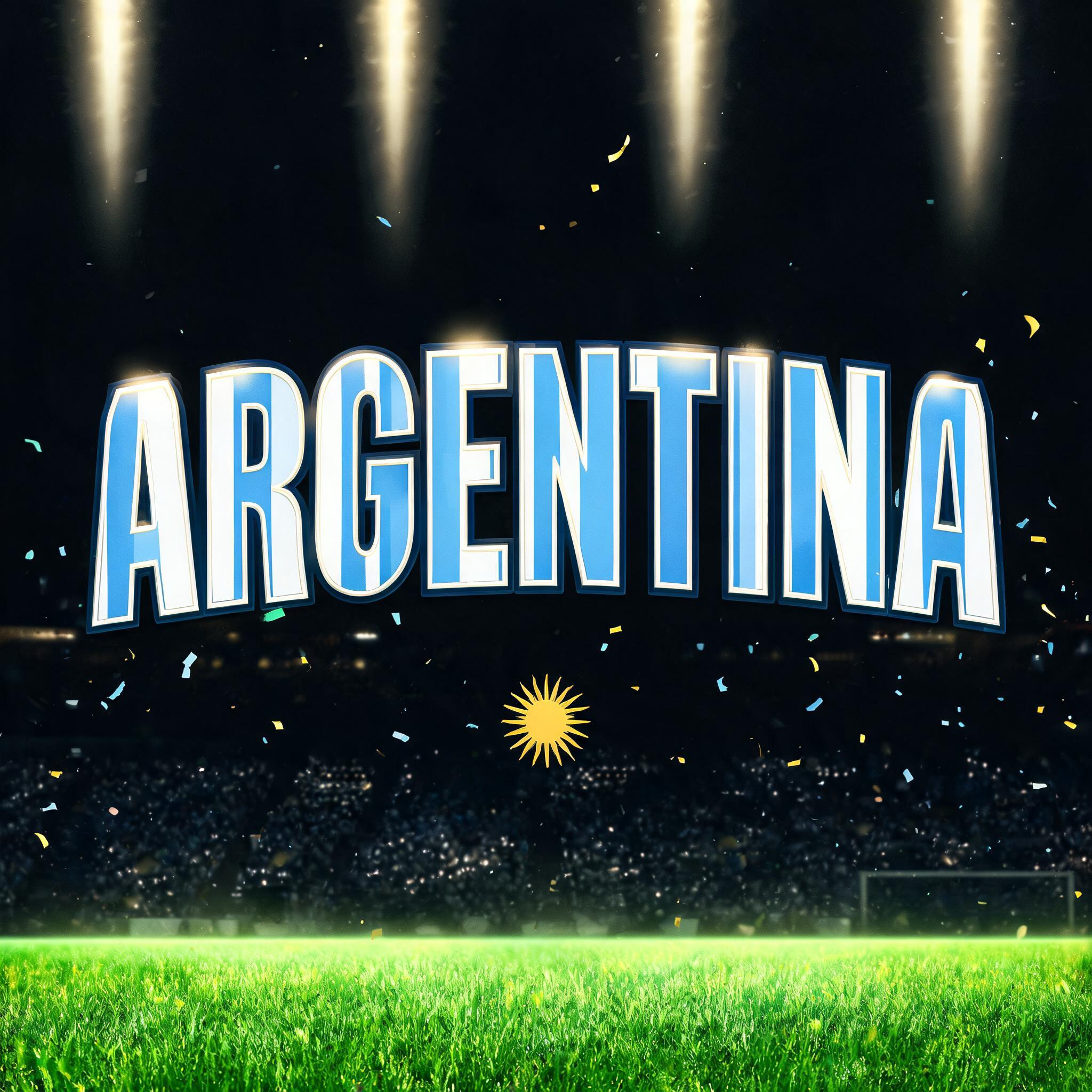 "ARGENTINA" — Sports Football | AI Text Effect Generator