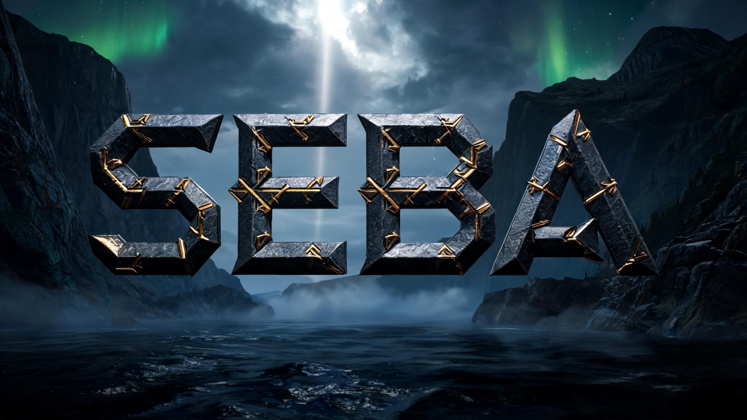 "Seba" — Viking | AI Text Effect Generator