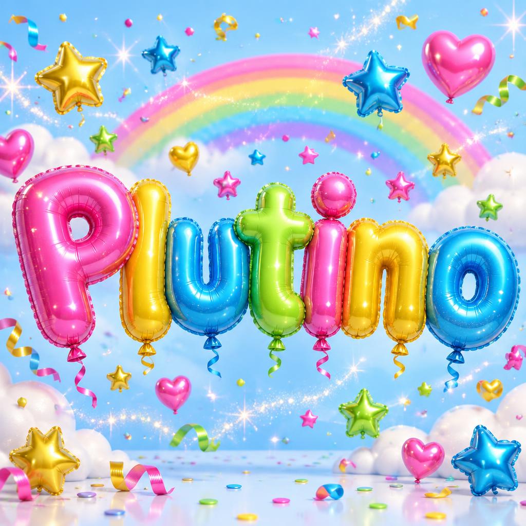 "Plutino" — Kids Gift | AI Text Effect Generator