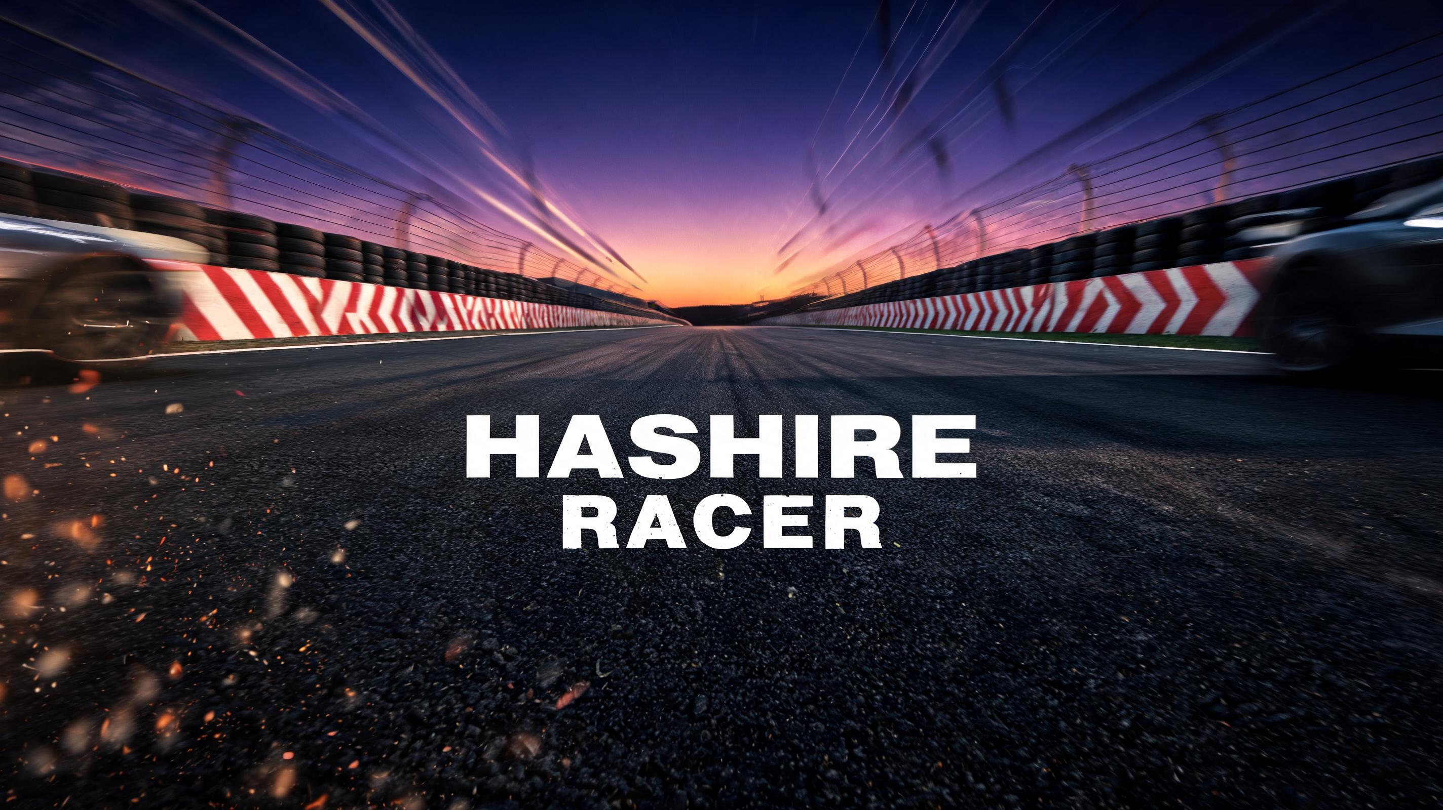 "HASHIRE RACER" —  | AI Text Effect Generator