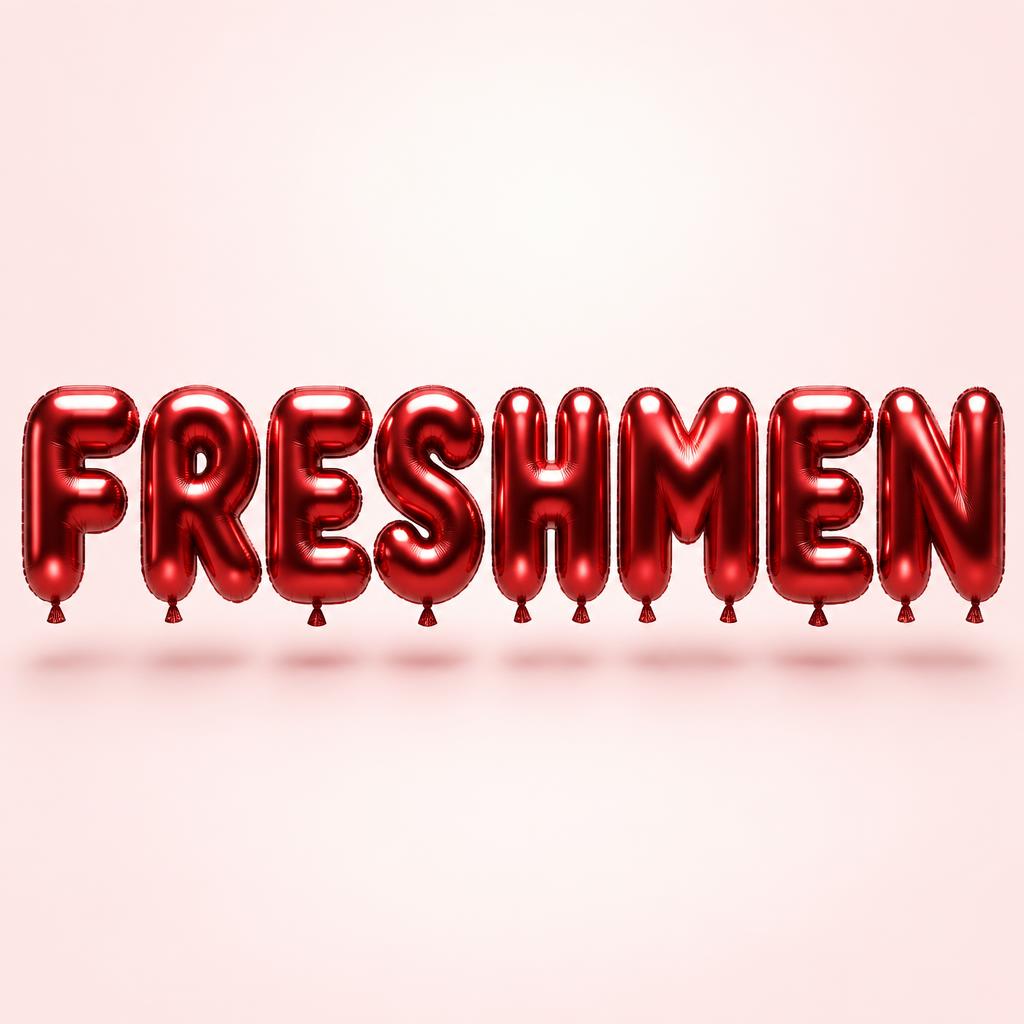 "FRESHMEN" — Y2k Bubbly | AI Text Effect Generator
