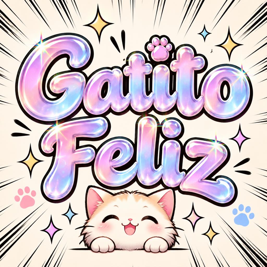 "Gatito
Feliz" — Anime | AI Text Effect Generator