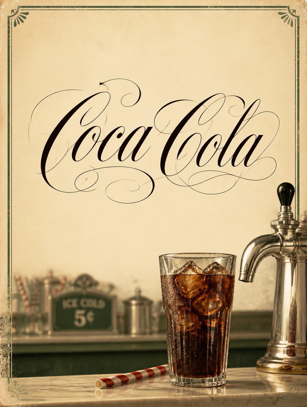 "Coca Cola" —  | AI Text Effect Generator