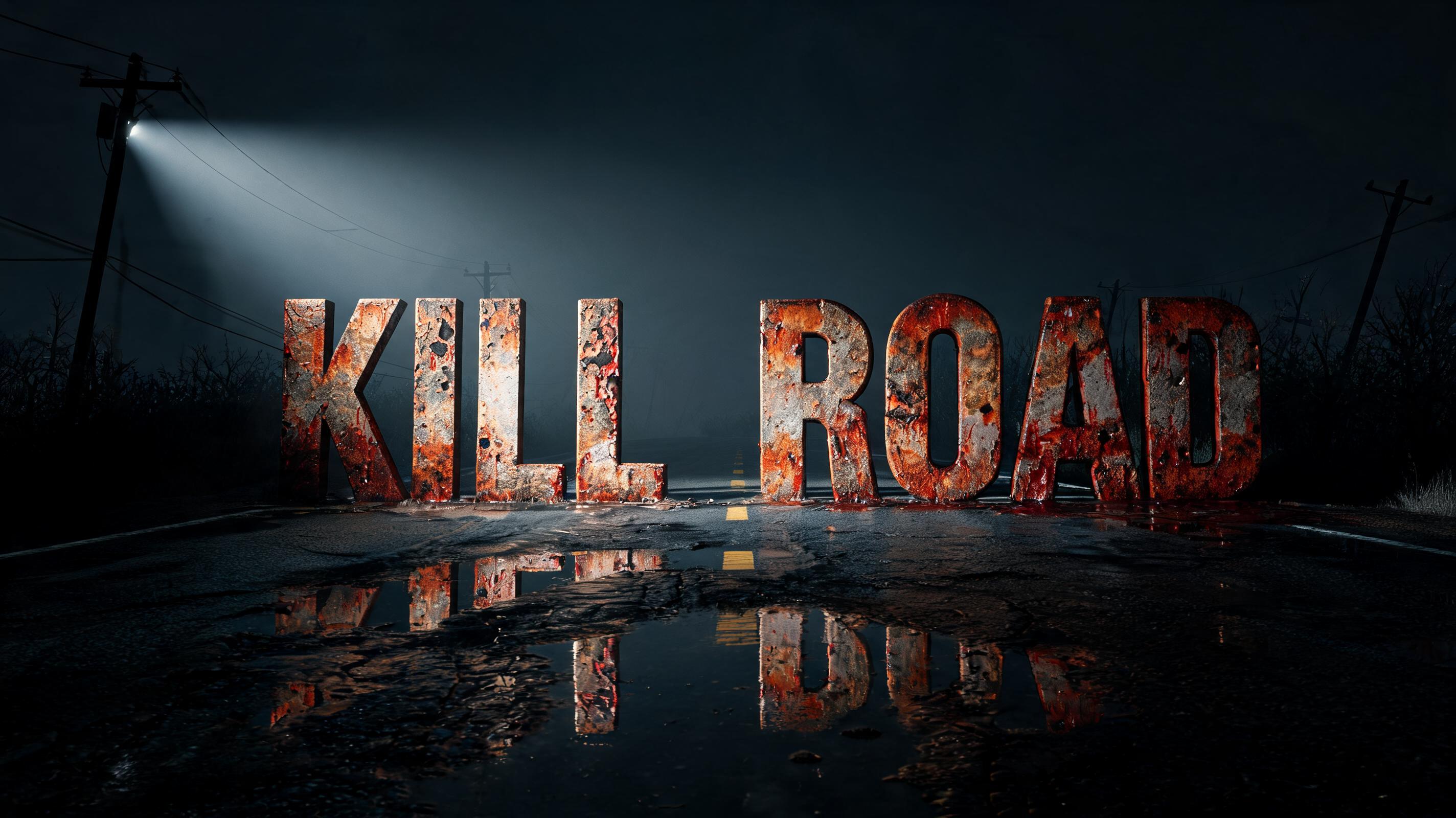 "KILL ROAD" — Cinematic Horror | AI Text Effect Generator