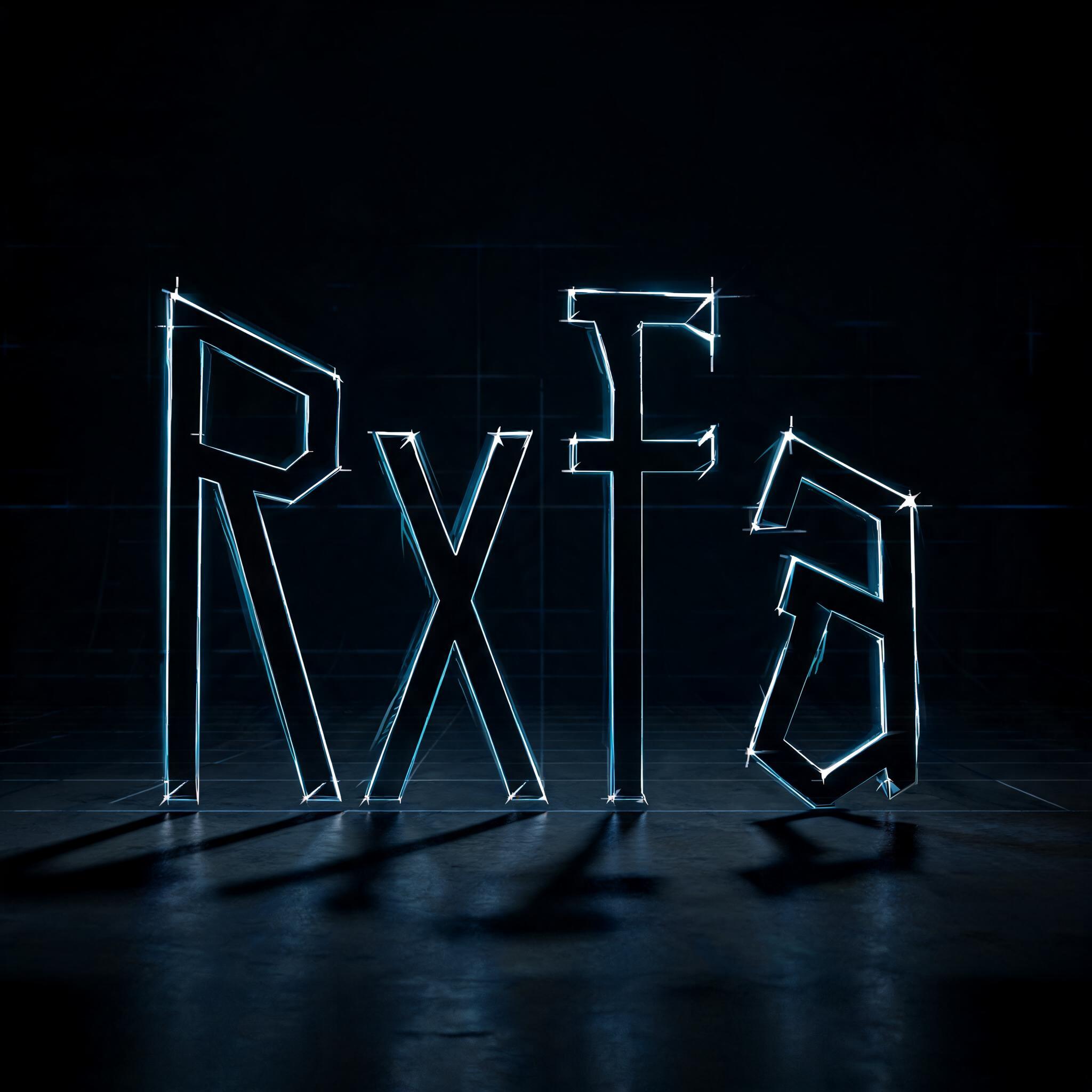 "Rxfa" — Viking Runic text effect
