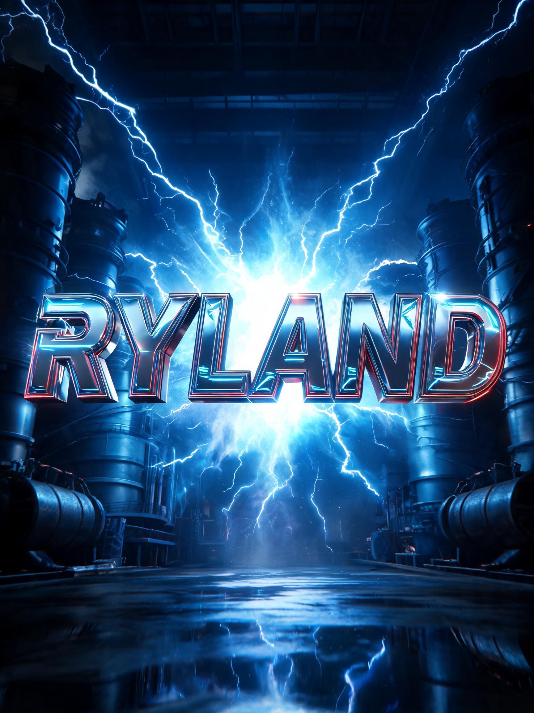 "Ryland" —  | AI Text Effect Generator