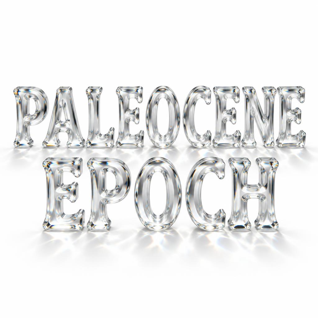 "PALEOCENE EPOCH" — Glass | AI Text Effect Generator