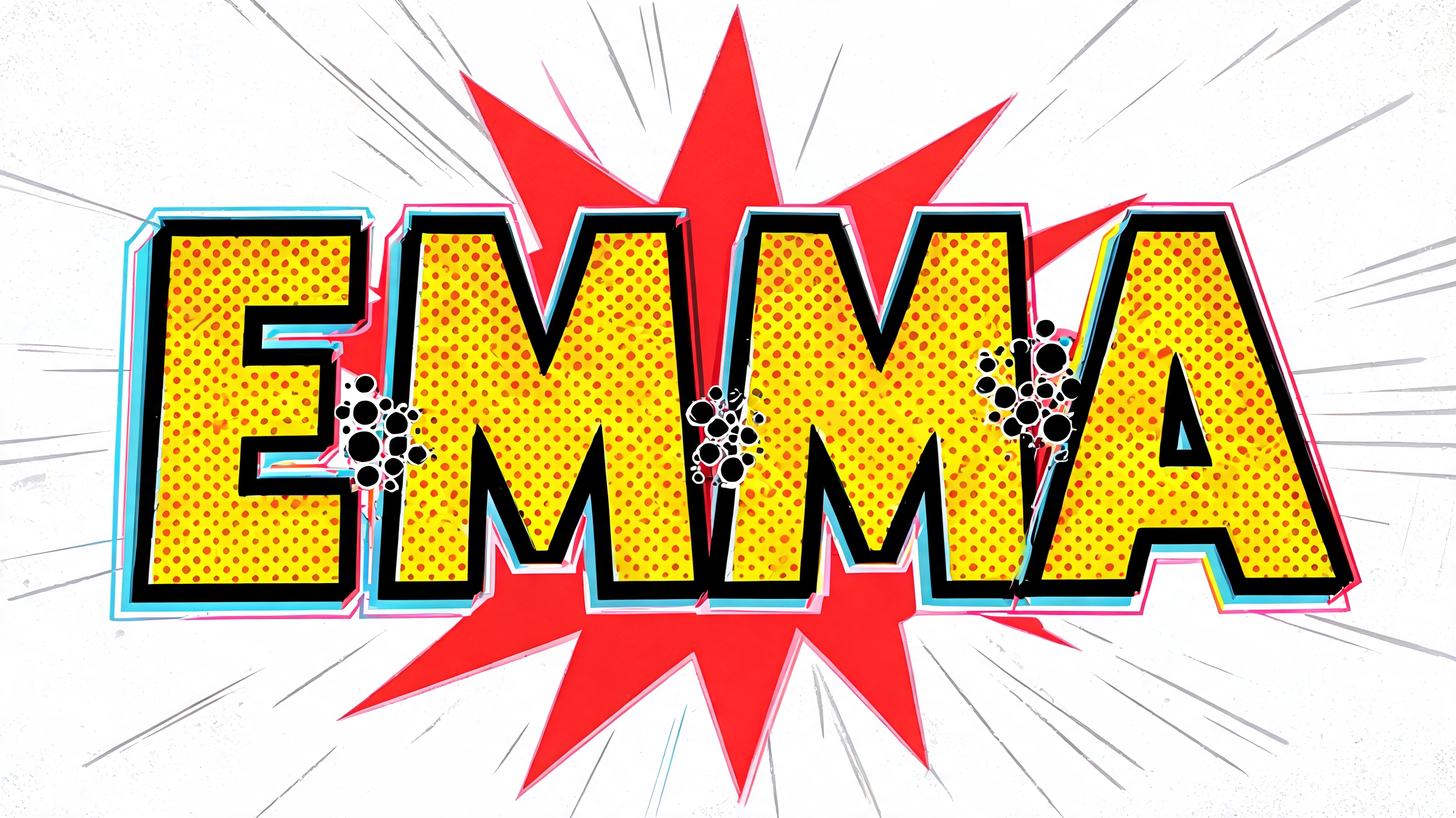"EMMA" — Comic Book | AI Text Effect Generator