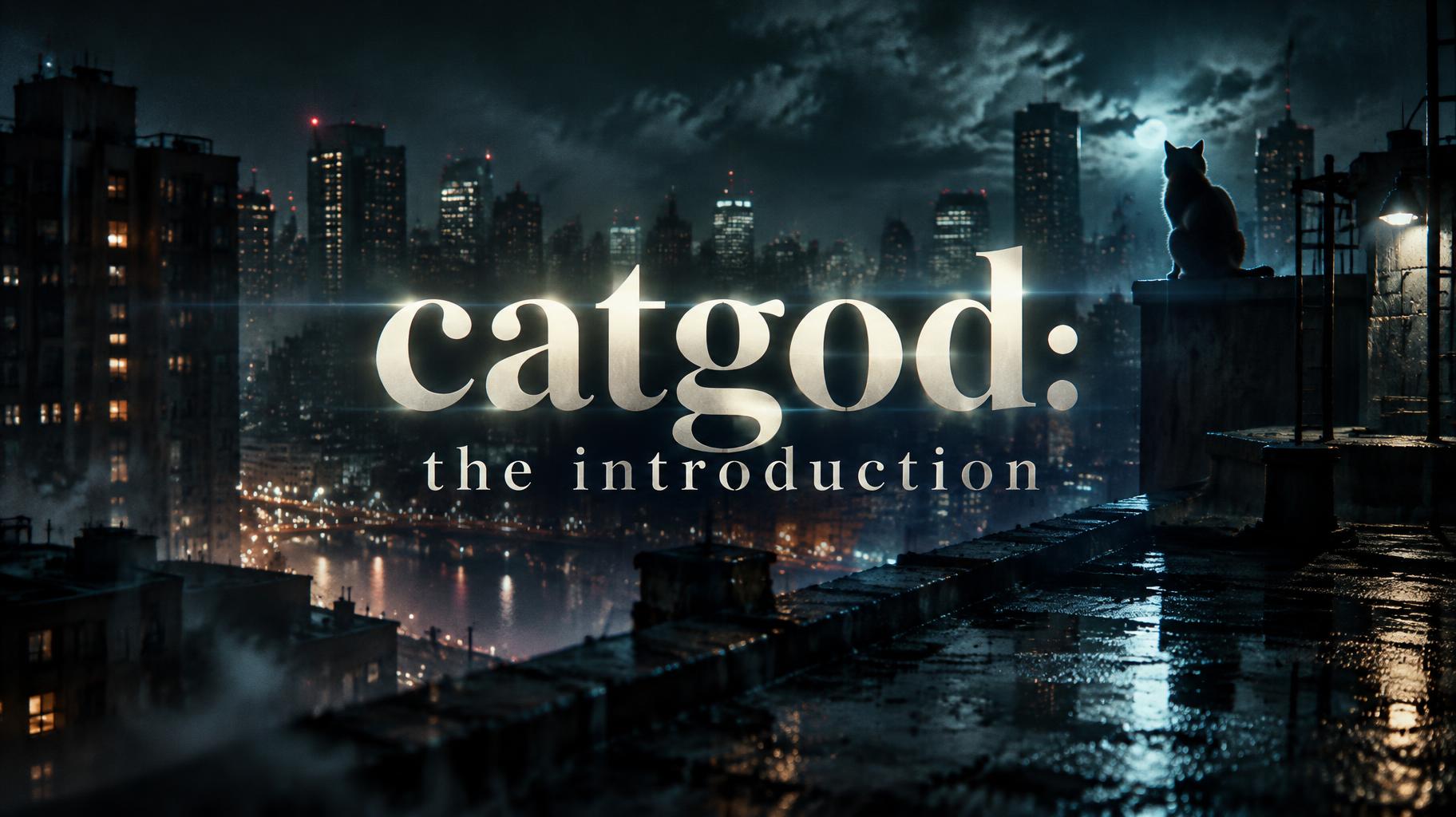 "catgod: the introduction" — Cinematic Netflix | AI Text Effect Generator