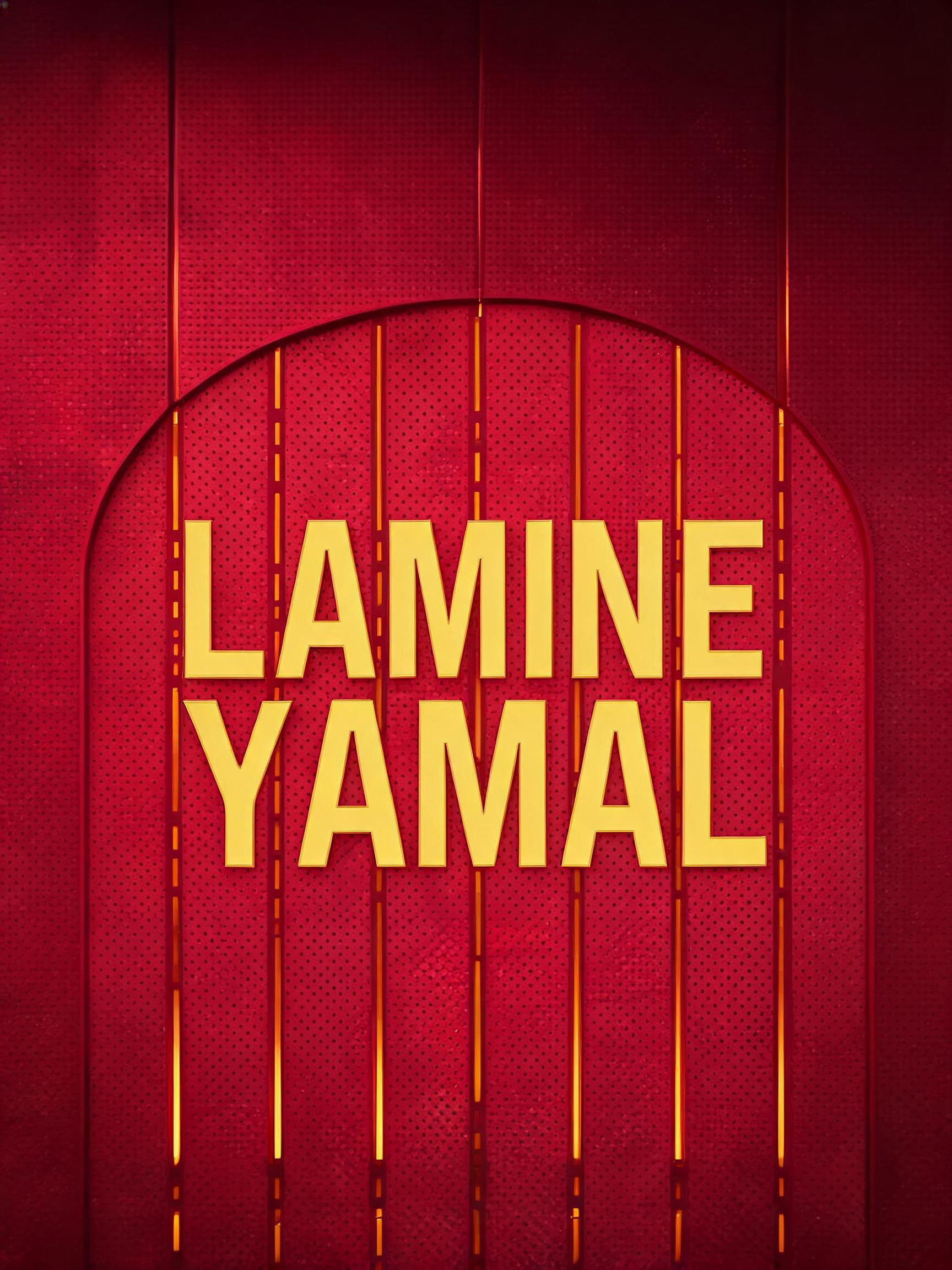 "LAMINE YAMAL" —  | AI Text Effect Generator