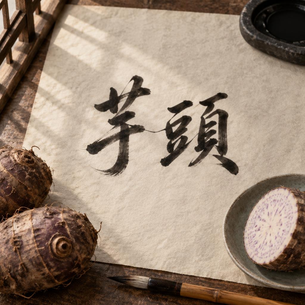 "芋頭" —  | AI Text Effect Generator