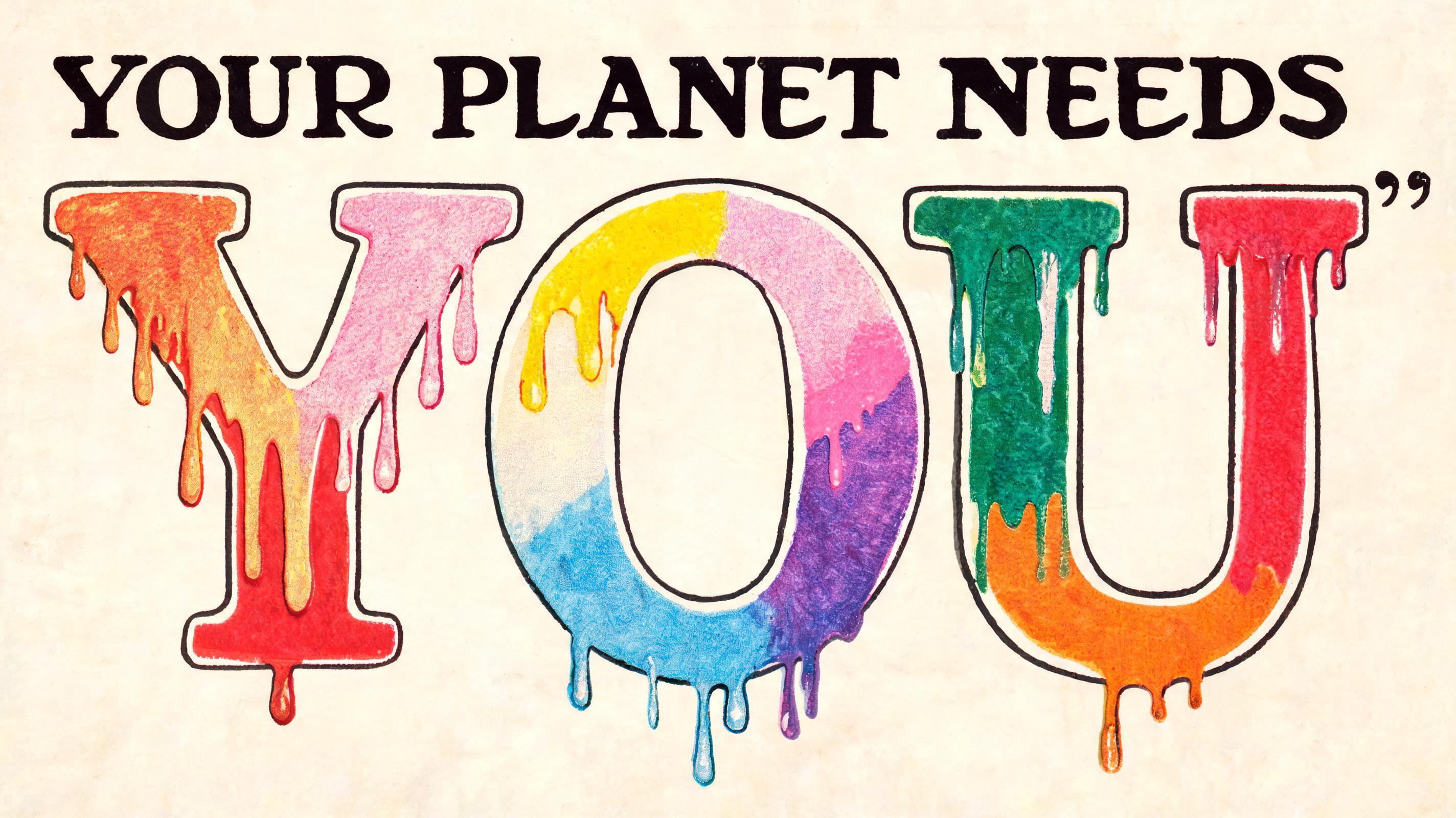 "Your Planet Needs You" — Pop Art | AI Text Effect Generator