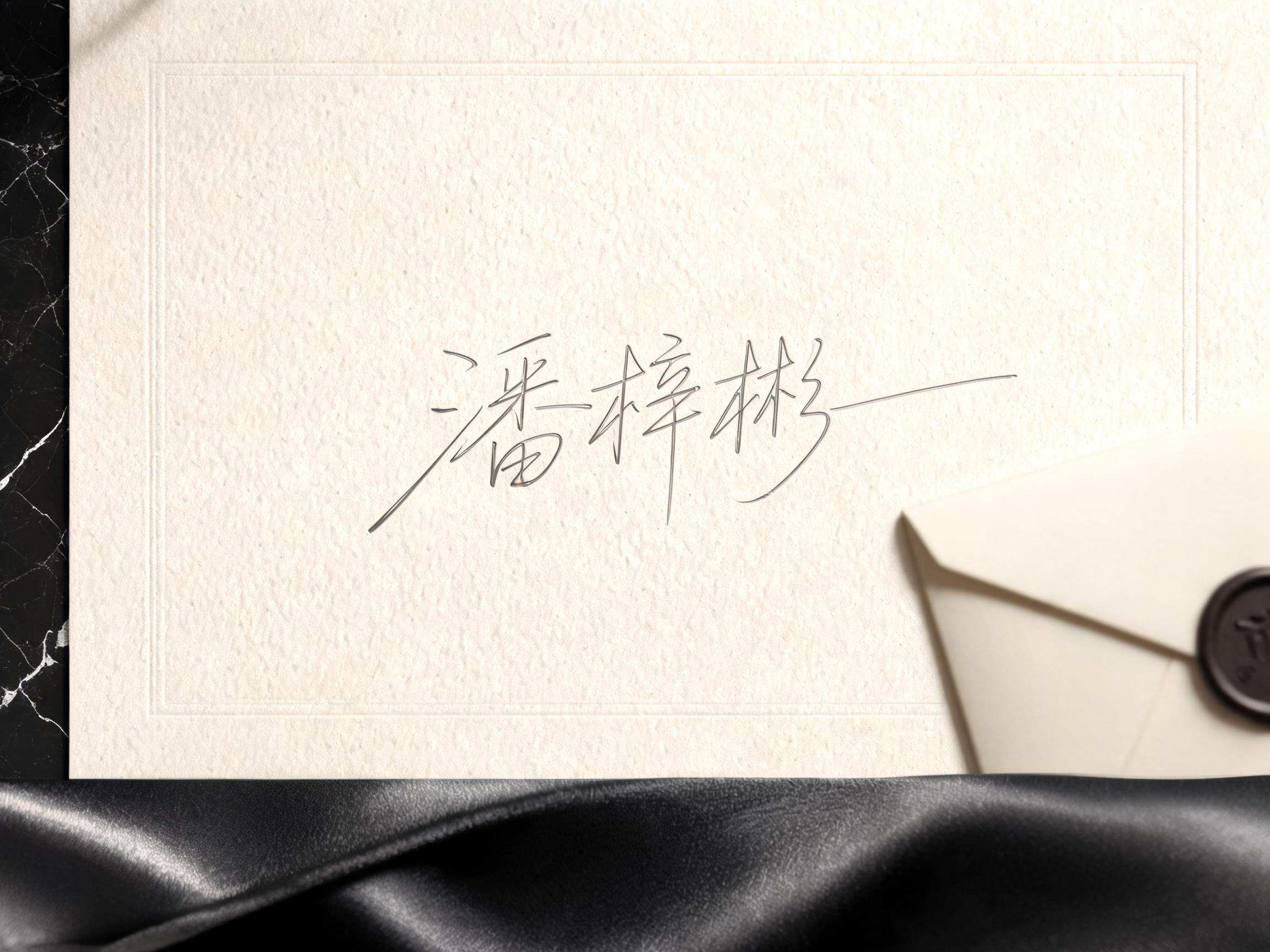 "潘梓彬" —  | AI Text Effect Generator