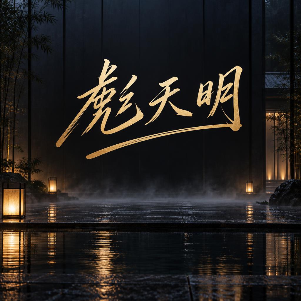 "彪天明" —  | AI Text Effect Generator