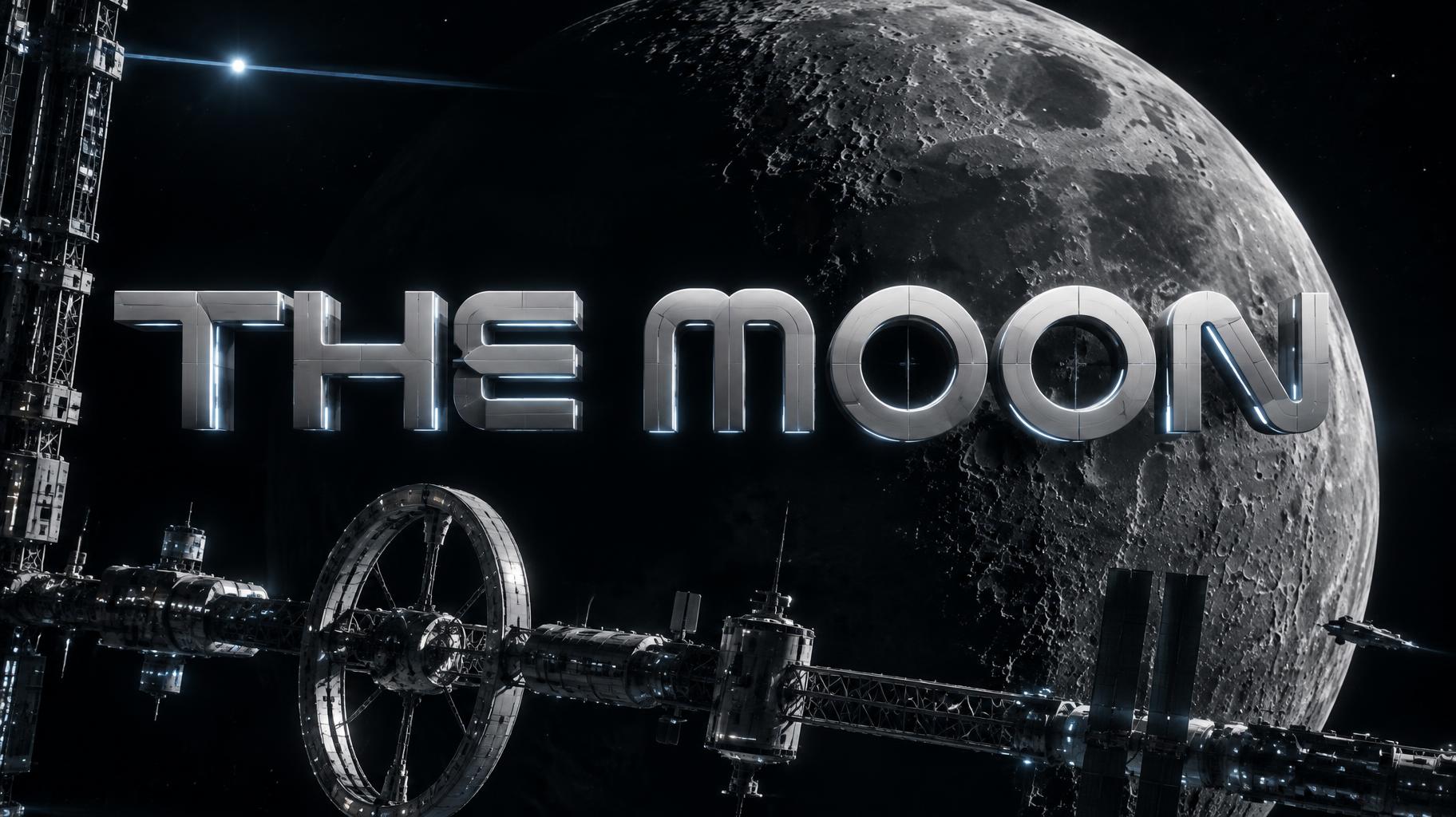 "THE MOON" — Cinematic Scifi text effect