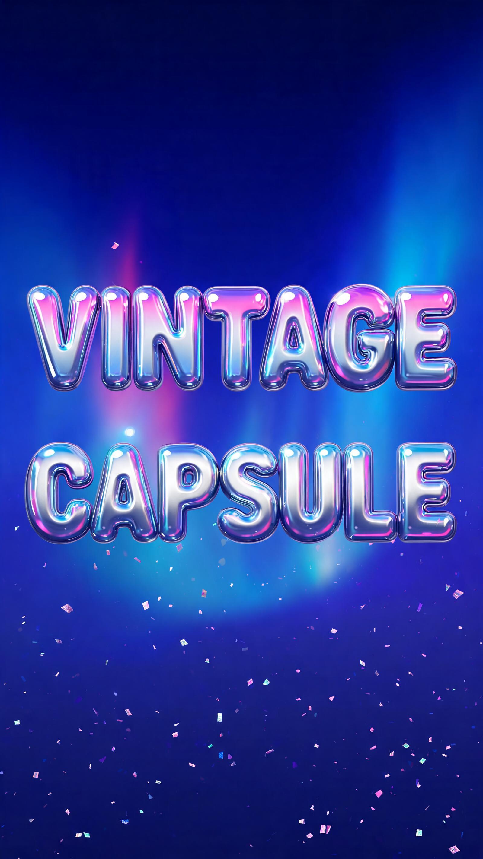 "VINTAGE CAPSULE" — Y2k | AI Text Effect Generator