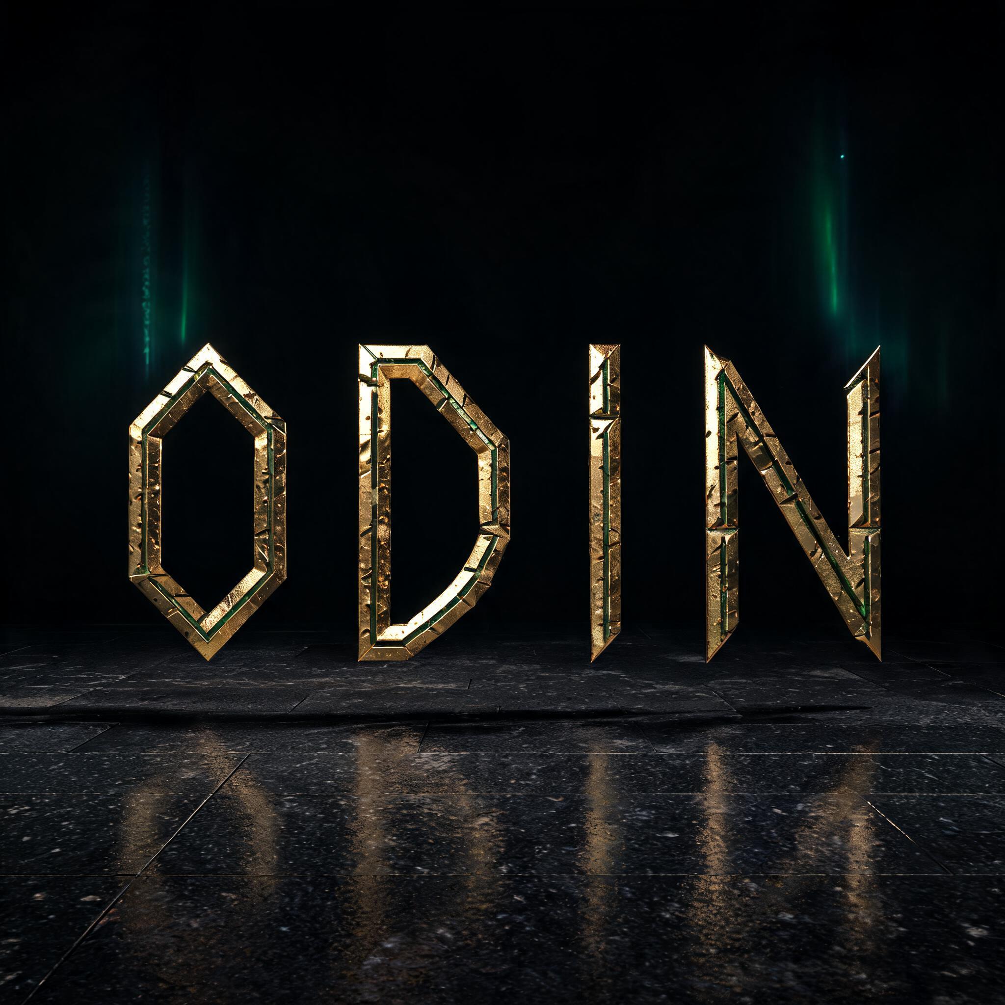 "ODIN" — Viking Runic | AI Text Effect Generator