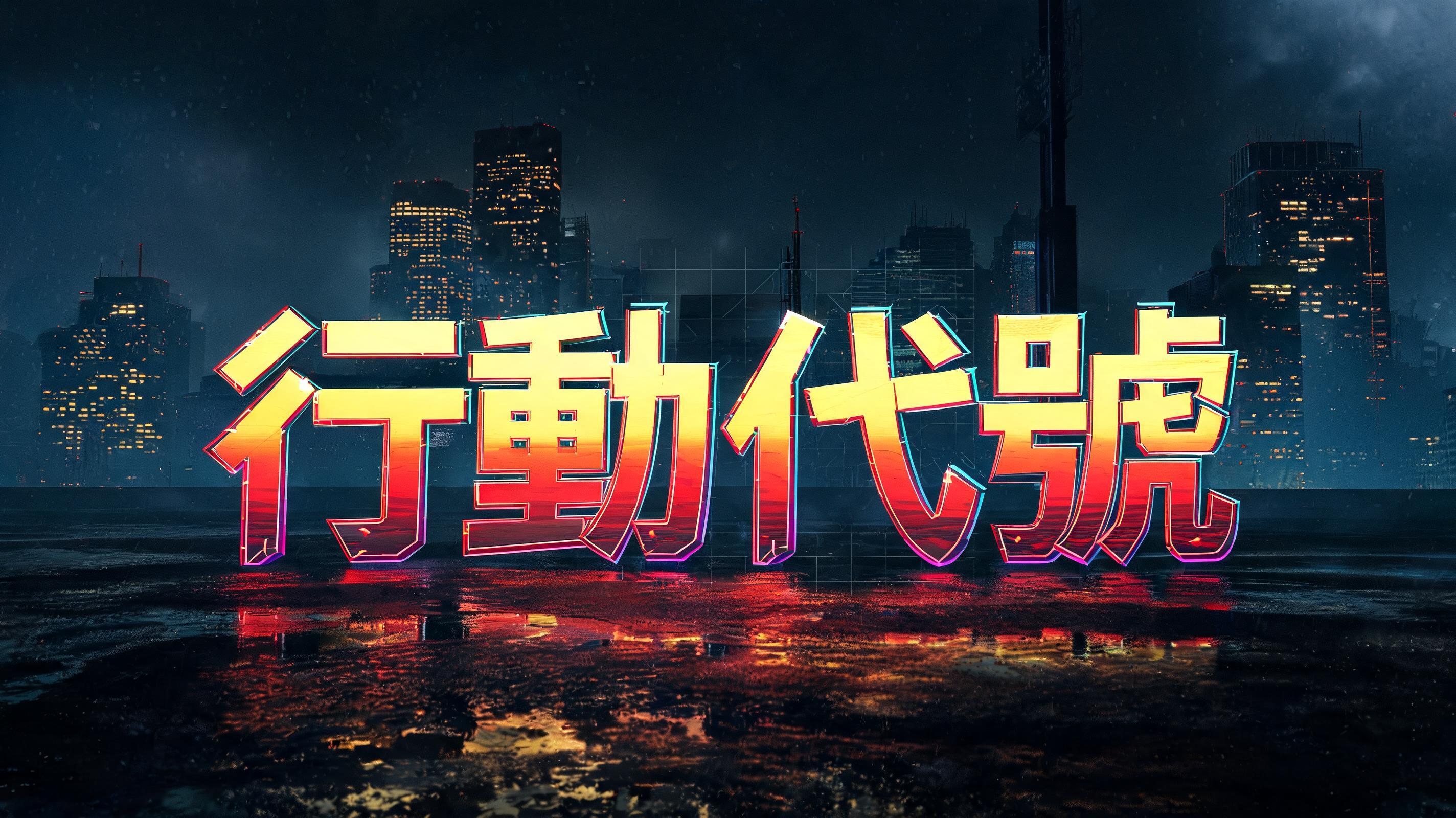 "行動代號" — Cyberpunk 2077 | AI Text Effect Generator