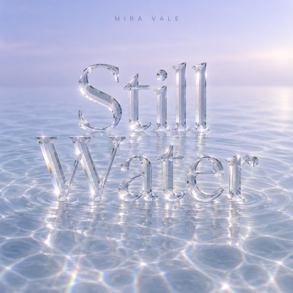"Still Water
MIRA VALE" — Glass | AI Text Effect Generator