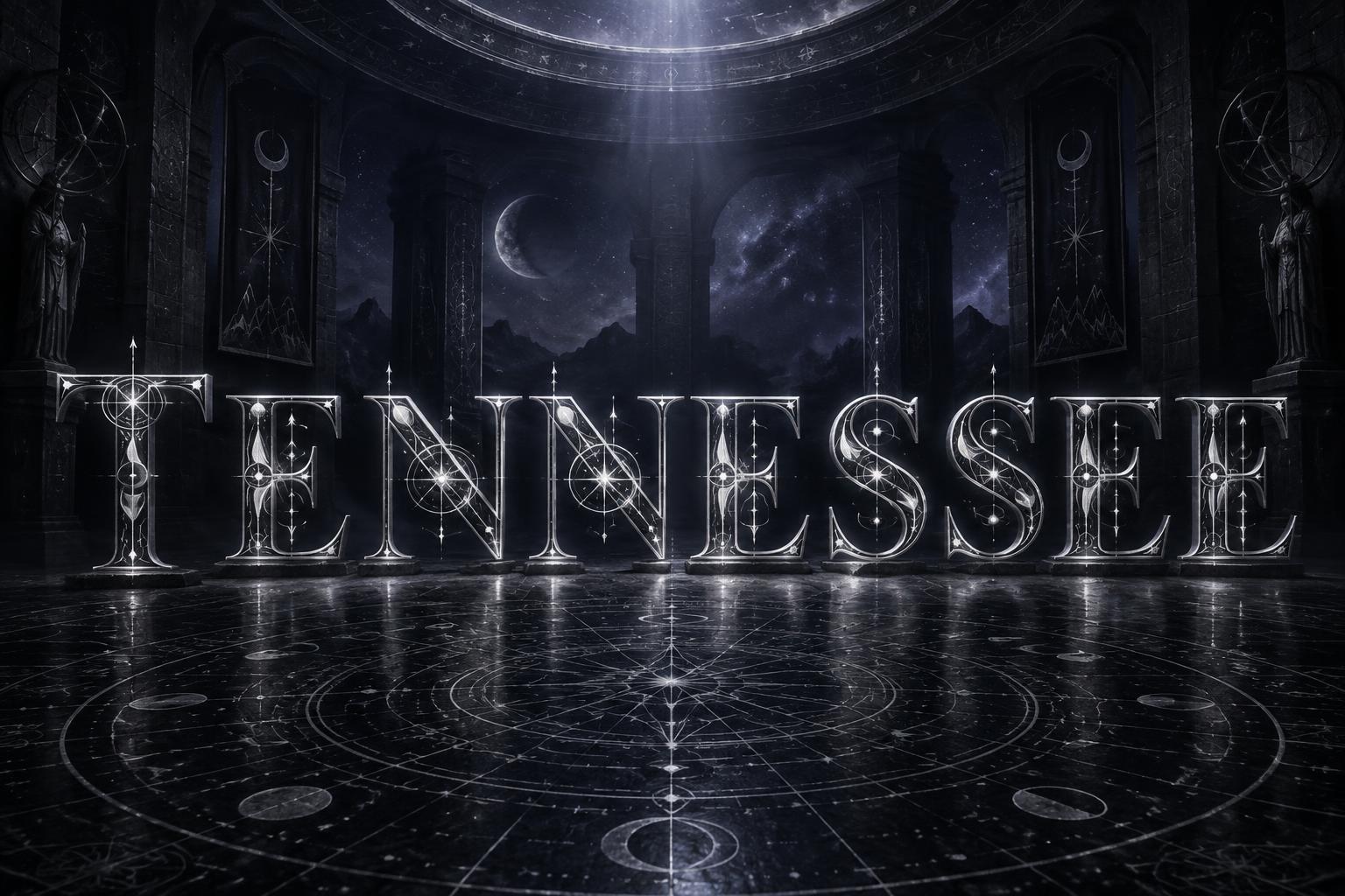 "Tennessee" — Celestial Symbol | AI Text Effect Generator