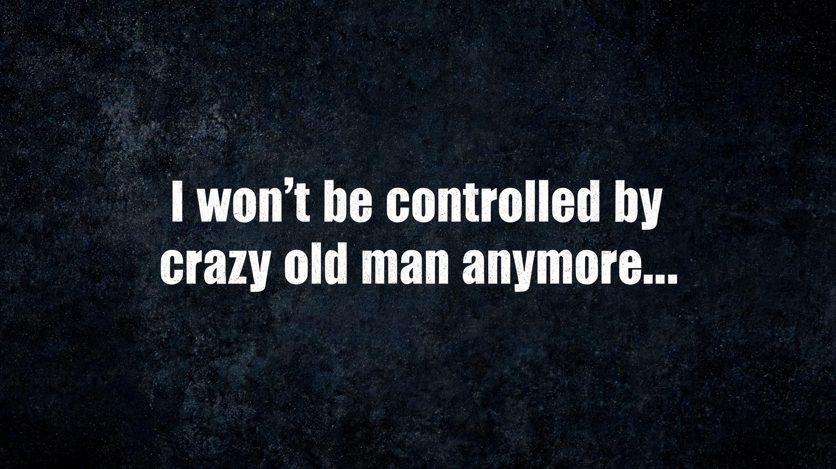 "I wont be controlled by crazy old man anymore..." — Gothic | AI Text Effect Generator
