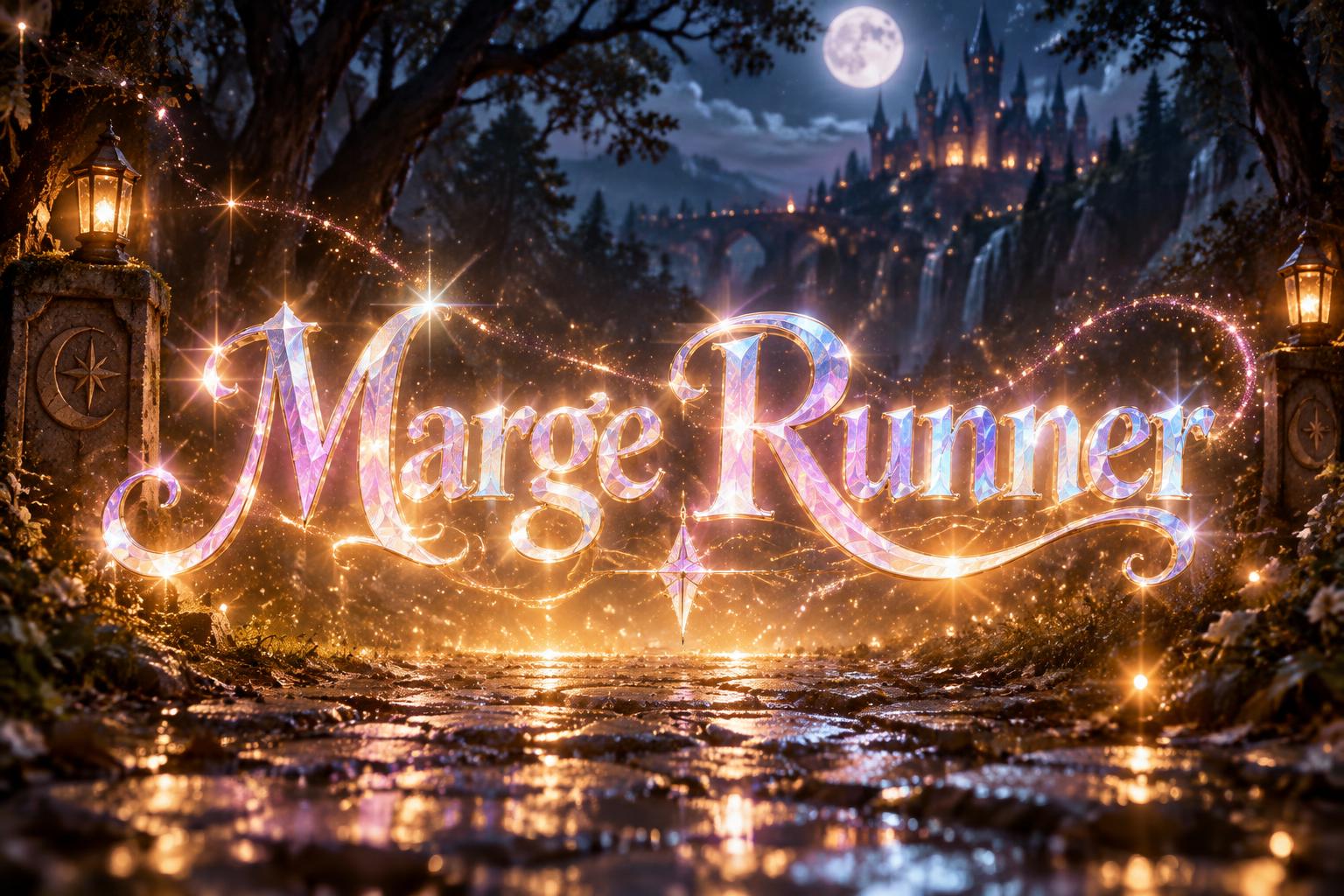 "Marge Runner" — Fairy Tale | AI Text Effect Generator