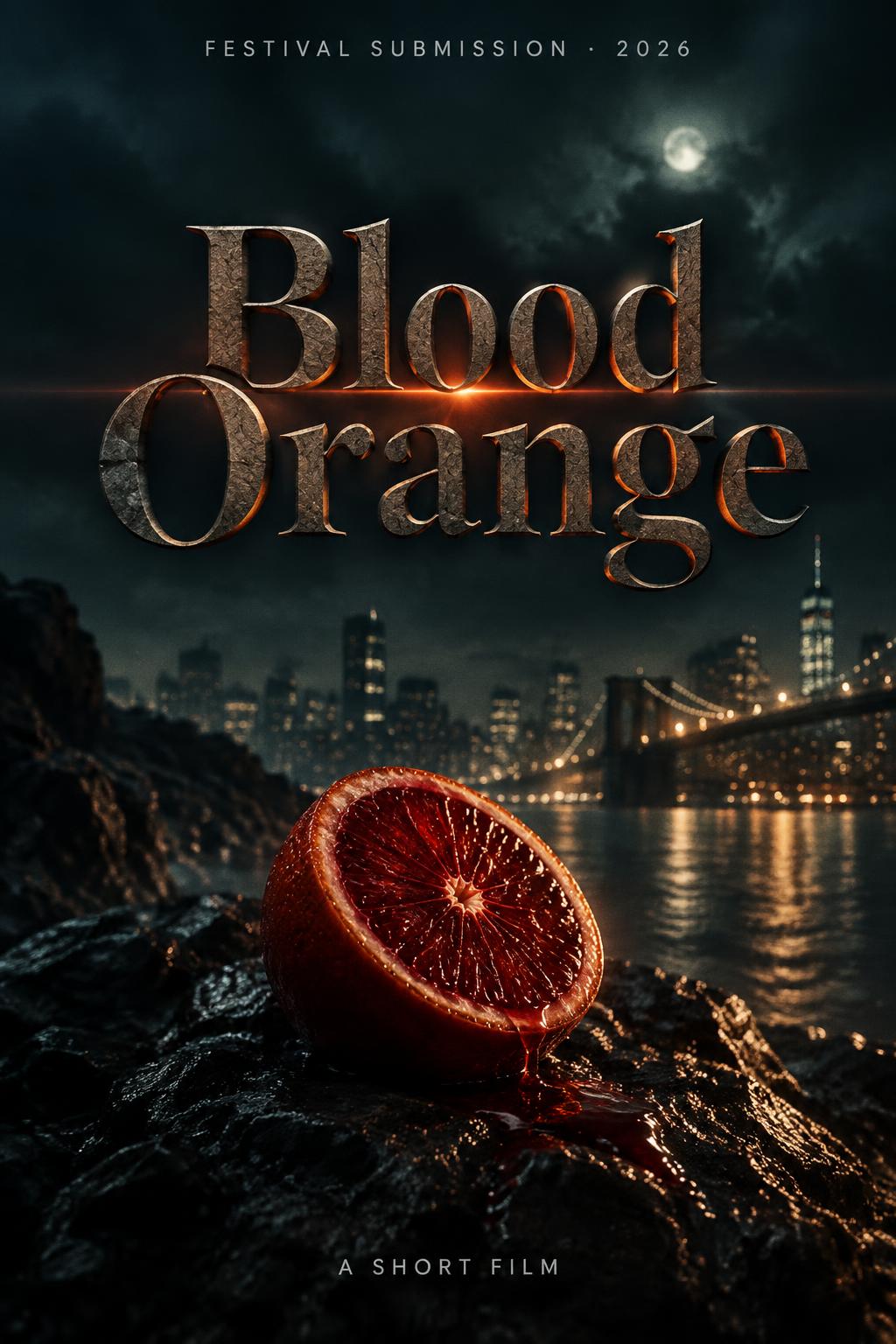 "Blood Orange
FESTIVAL SUBMISSION · 2026
A SHORT FILM" — Cinematic Netflix | AI Text Effect Generator