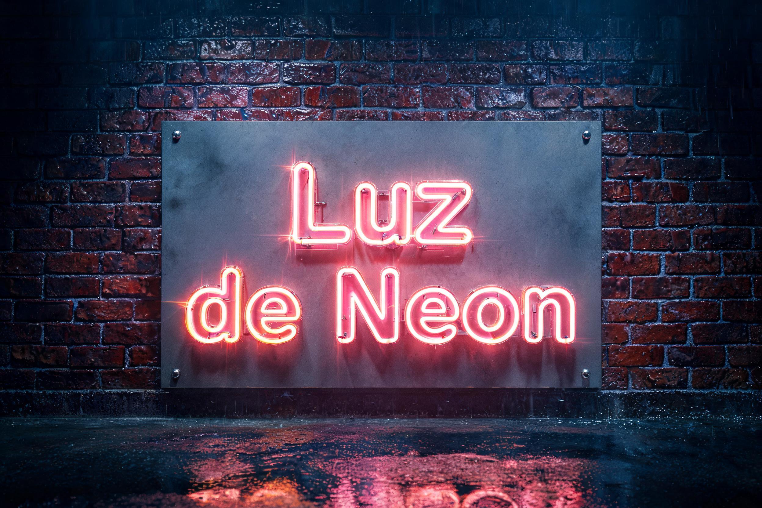 "Luz
de Neon" — Neon Sign | AI Text Effect Generator
