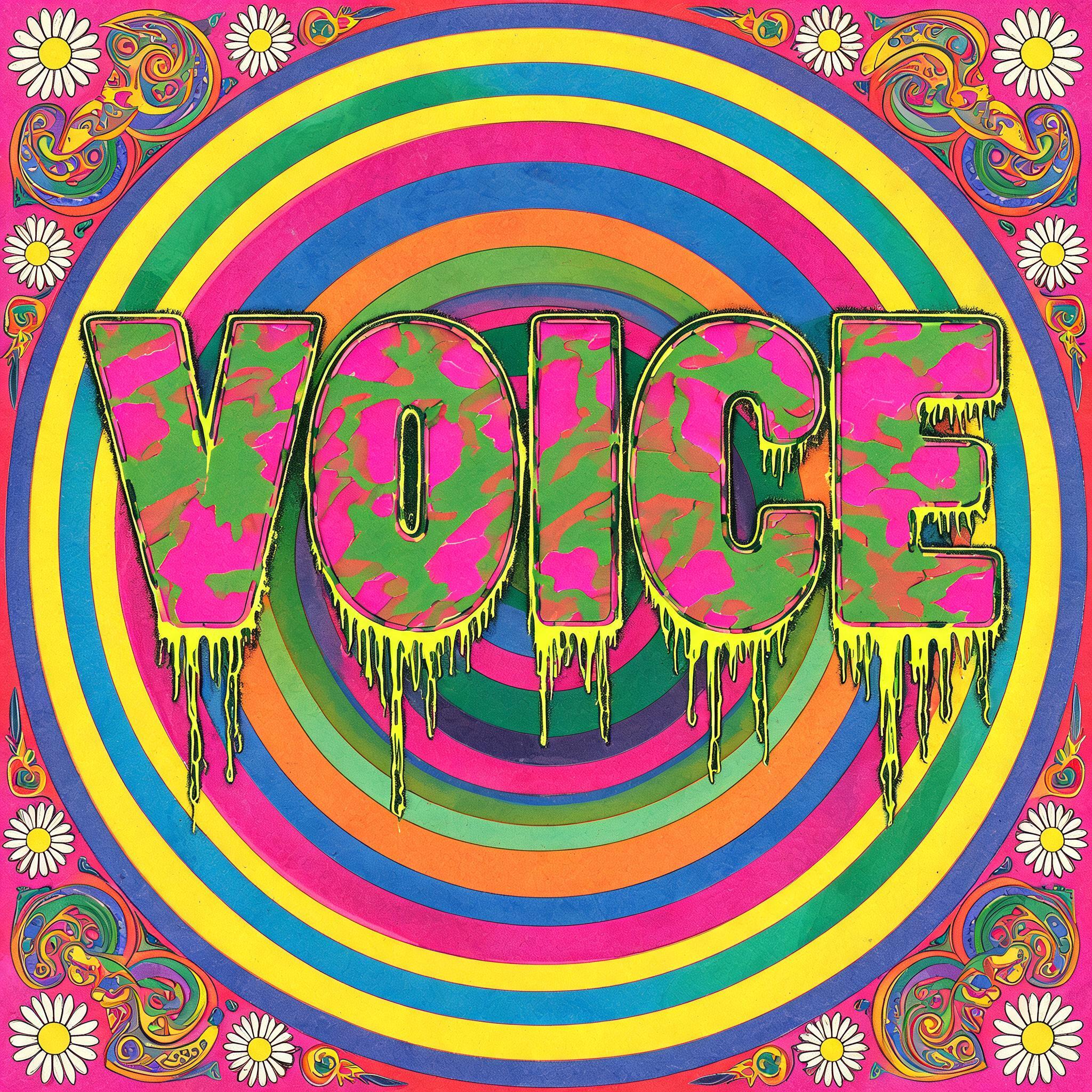 "Voice" — Psychedelic | AI Text Effect Generator