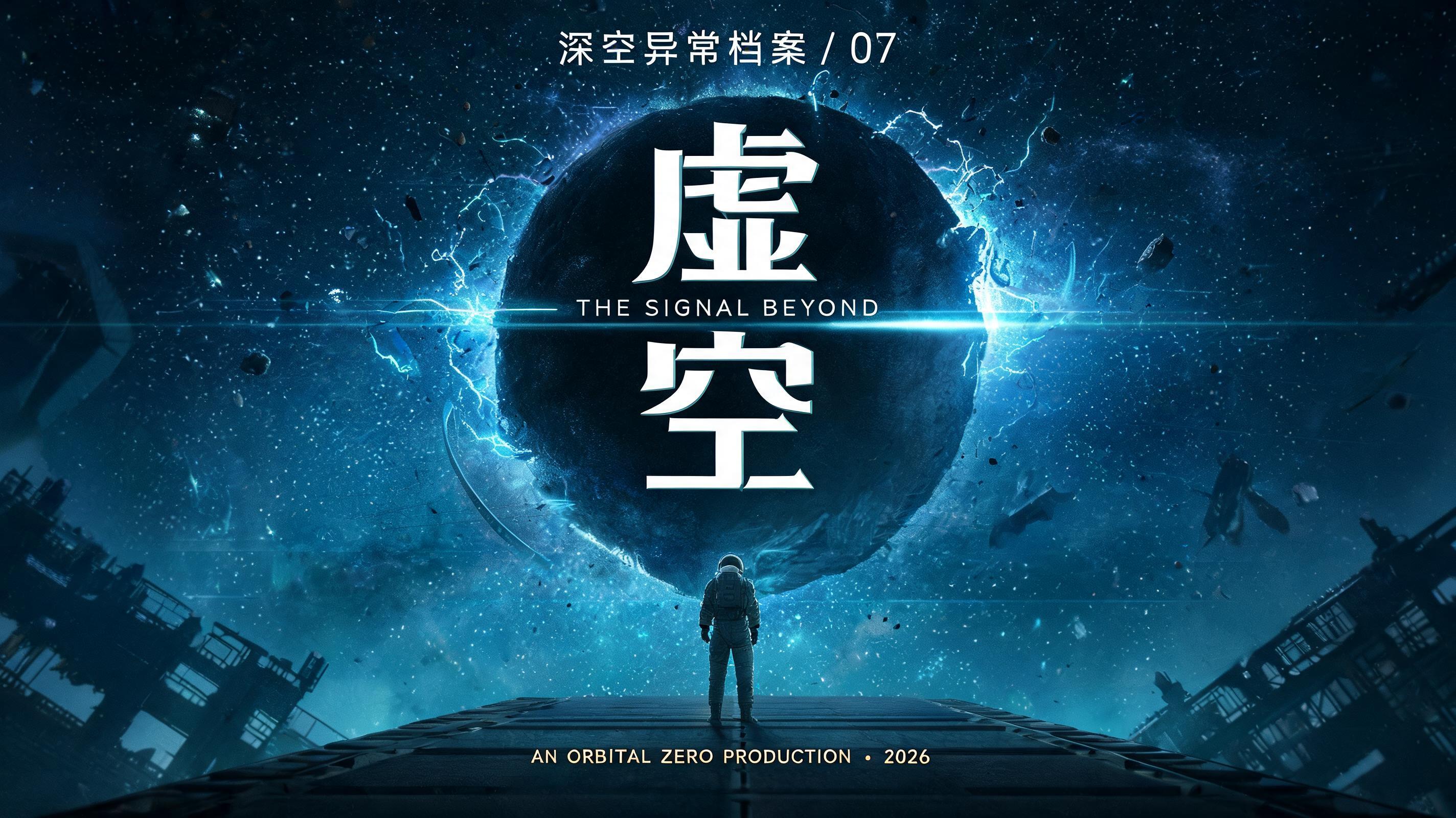 "给游戏《虚空》做个科幻片名" — Cinematic Netflix | AI Text Effect Generator