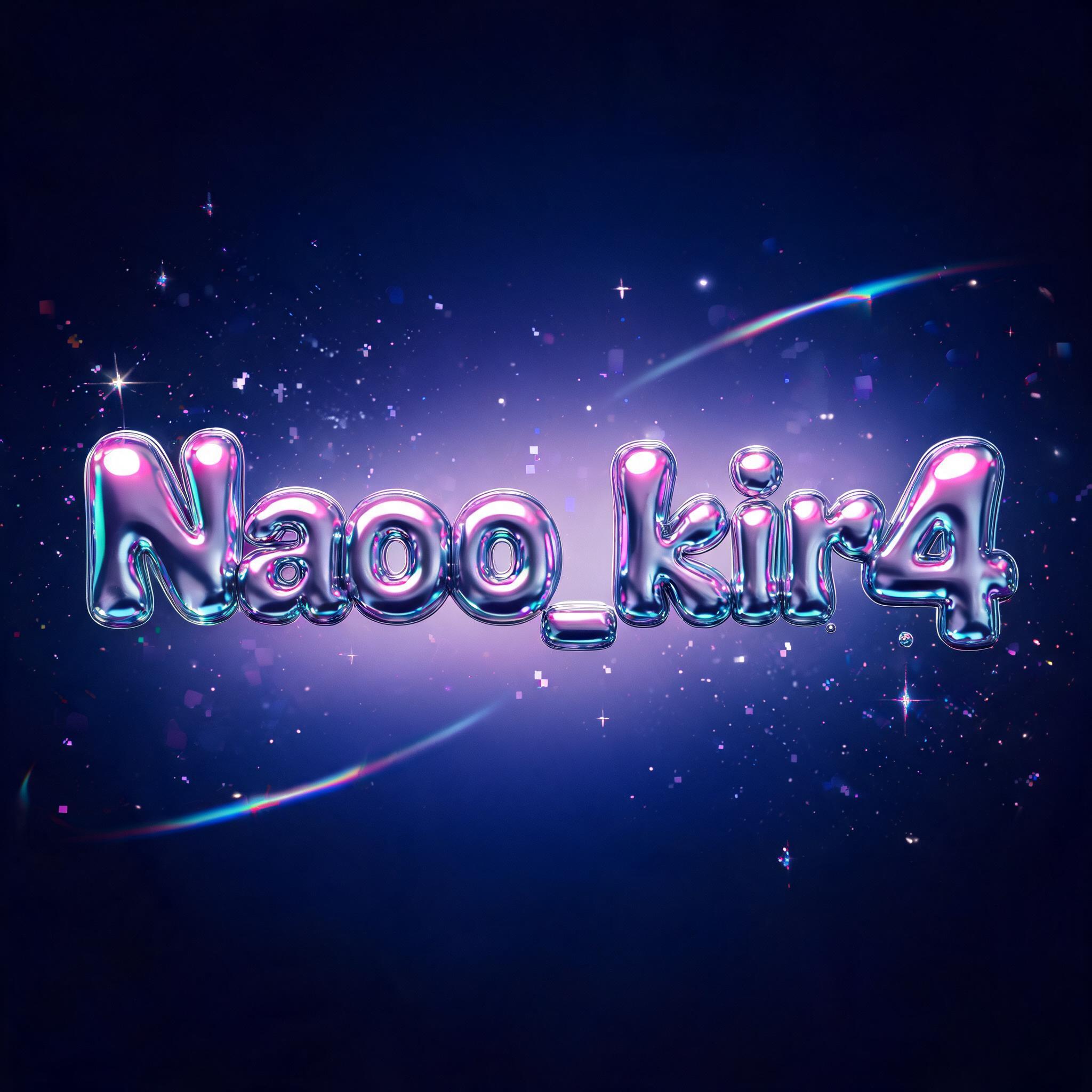 "Naoo_kir4" — Y2k | AI Text Effect Generator