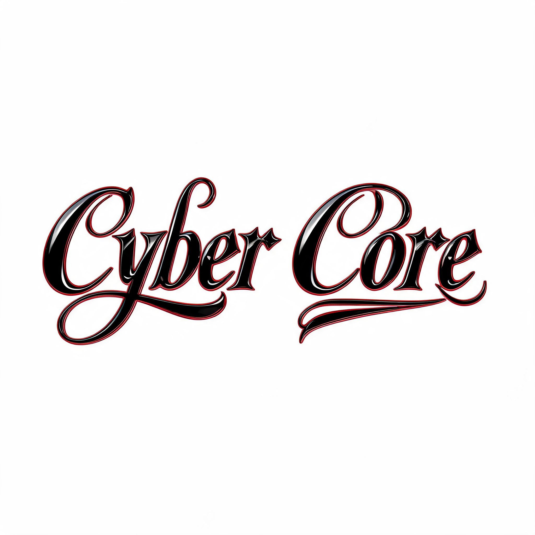 "Cyber Core" — Chicano text effect
