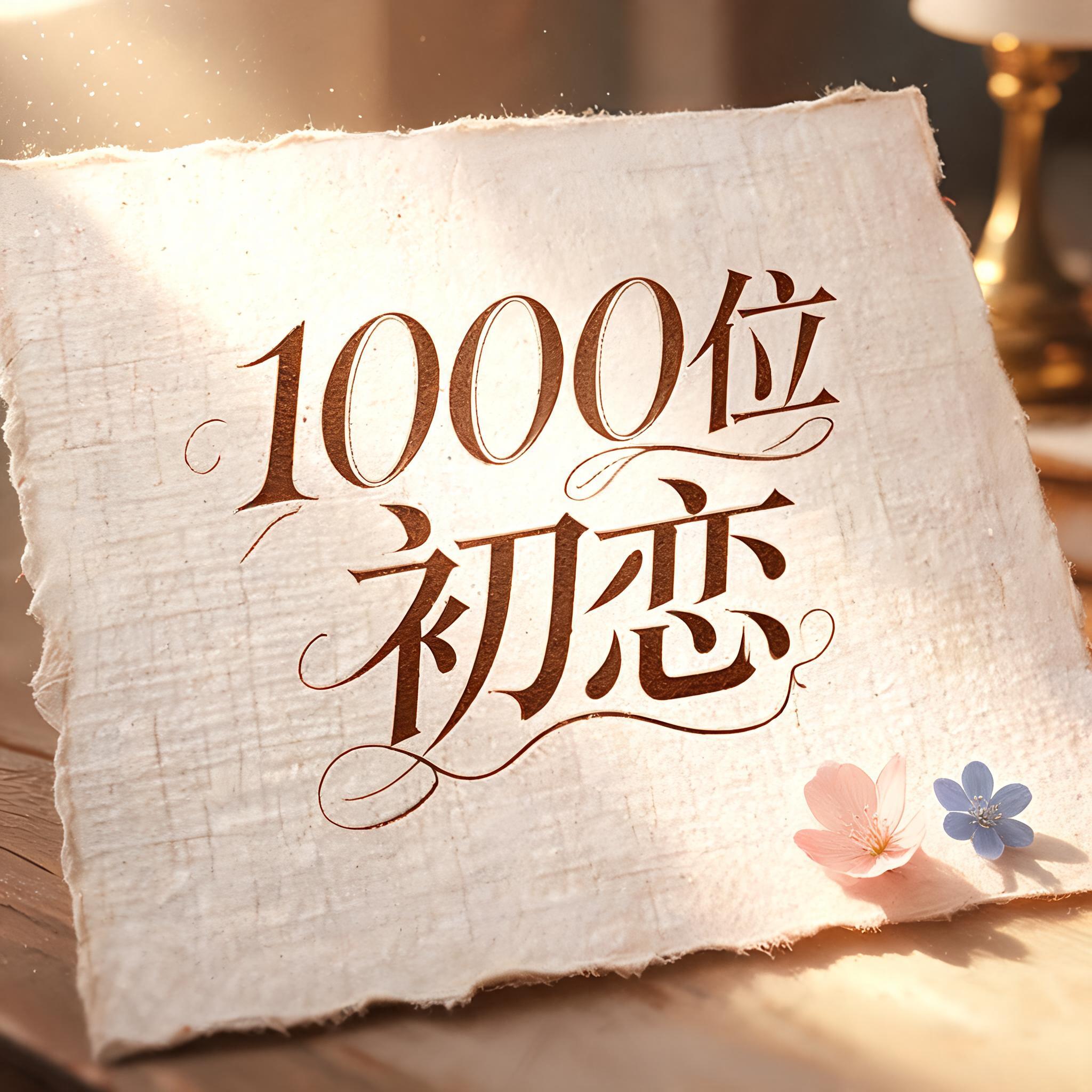 1000位初恋