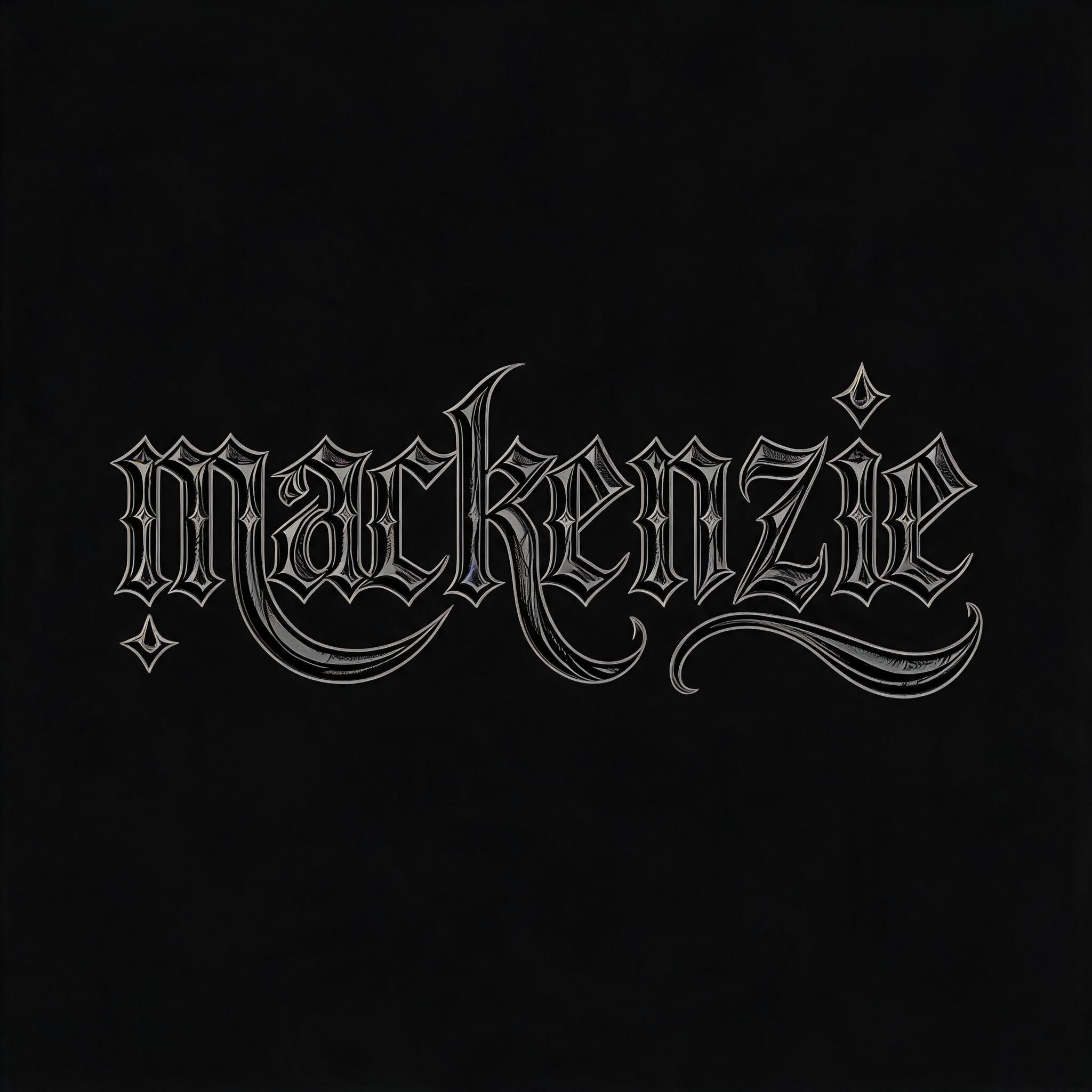 "mackenzie" — Tattoo | AI Text Effect Generator