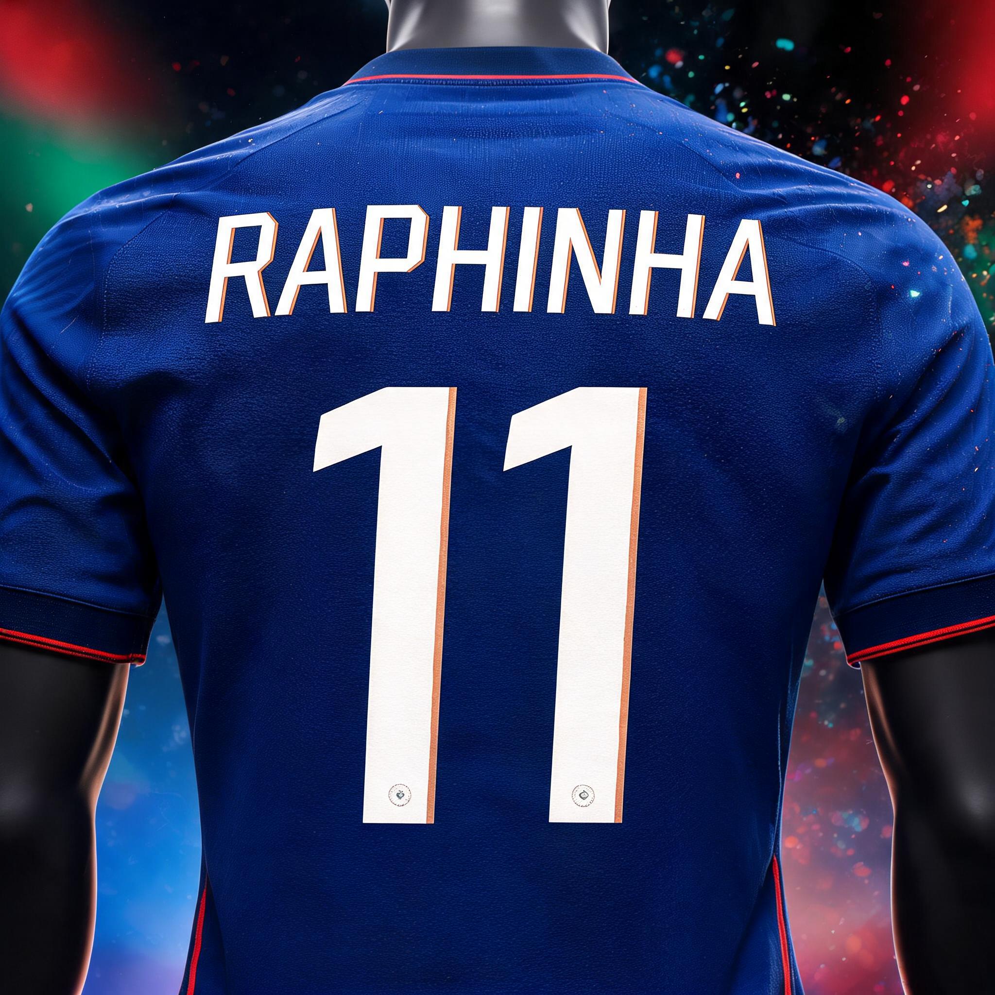 "Raphinha
11" — Sports Football | AI Text Effect Generator