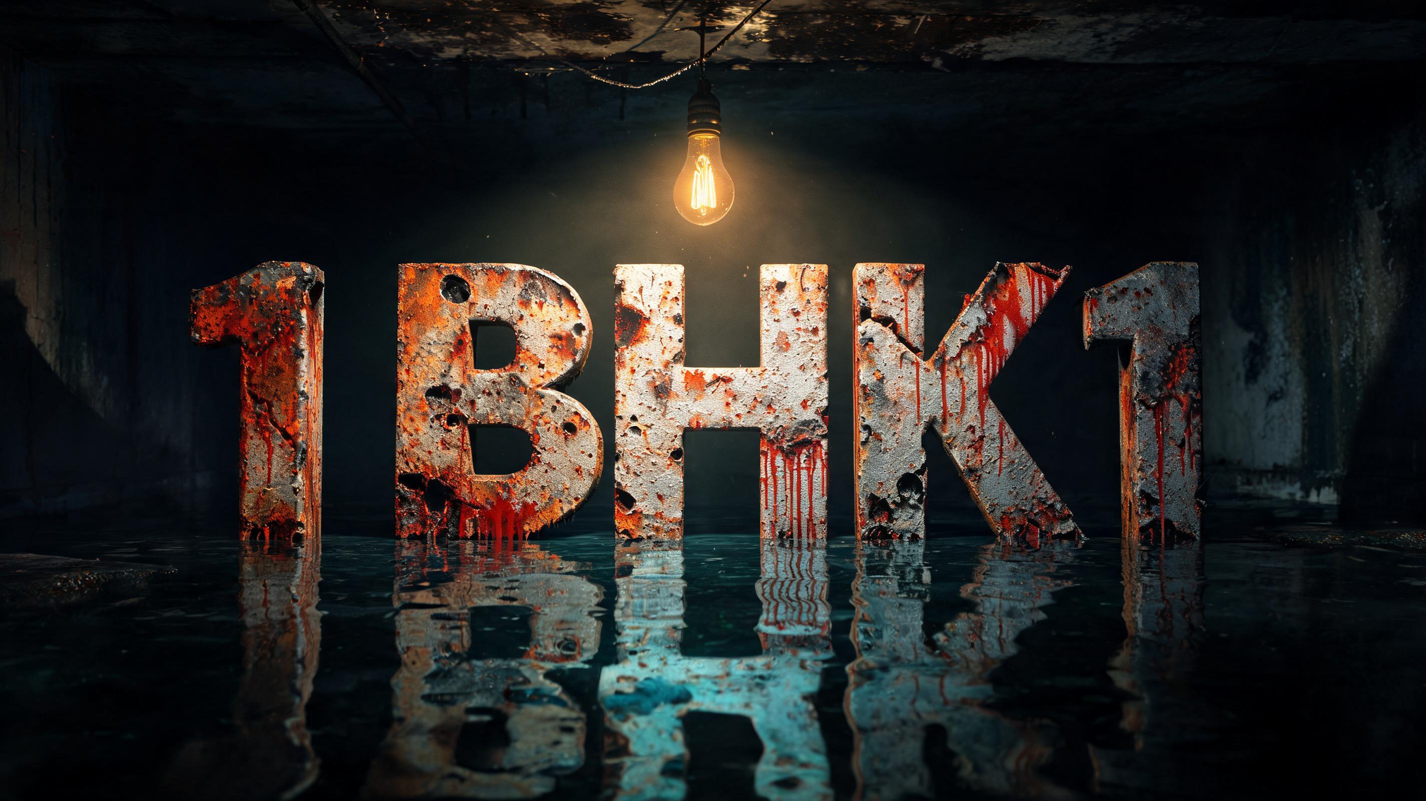 "1 BHK1" — Cinematic Horror | AI Text Effect Generator