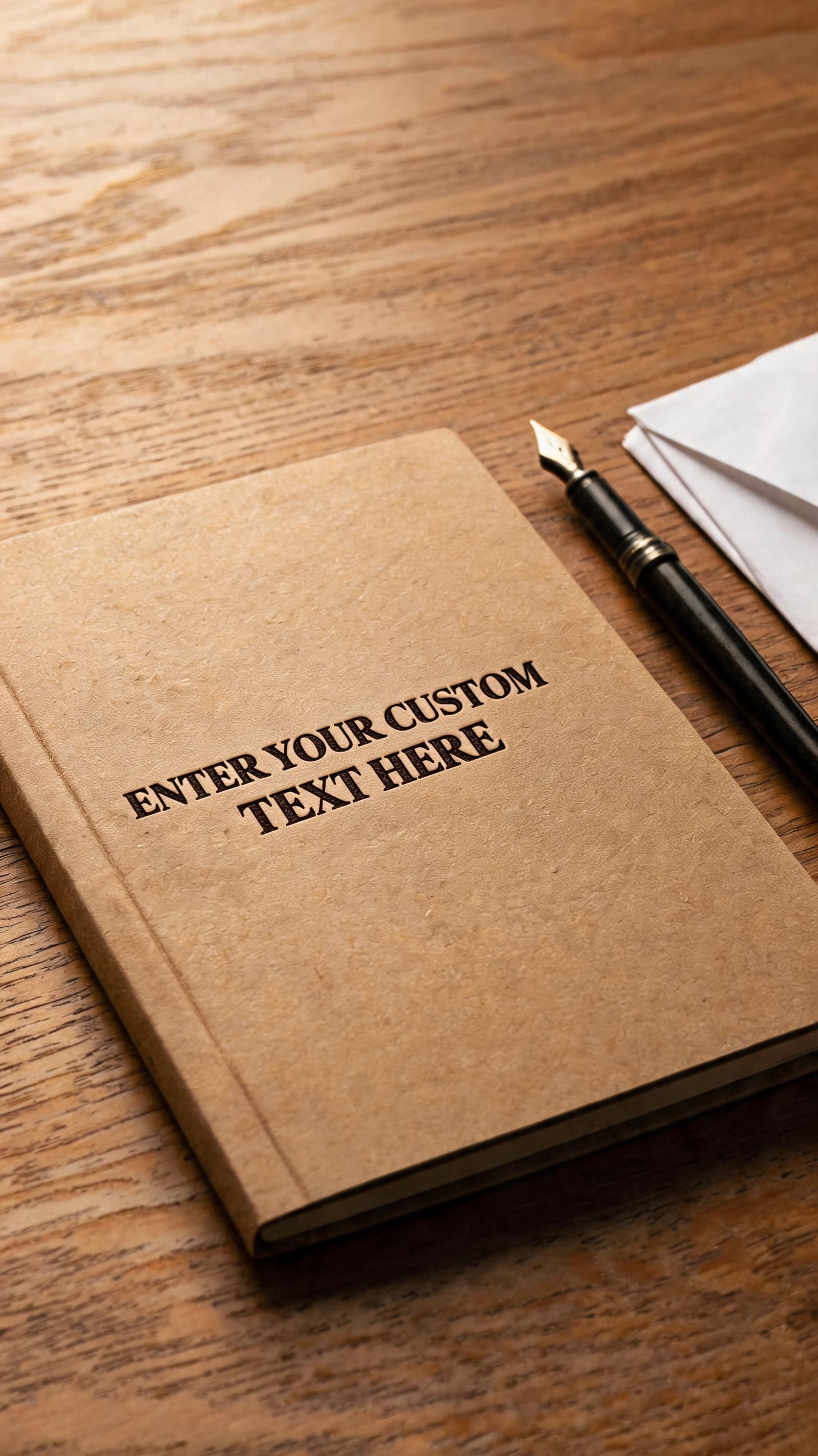 "ENTER YOUR CUSTOM TEXT HERE" — Emboss | AI Text Effect Generator