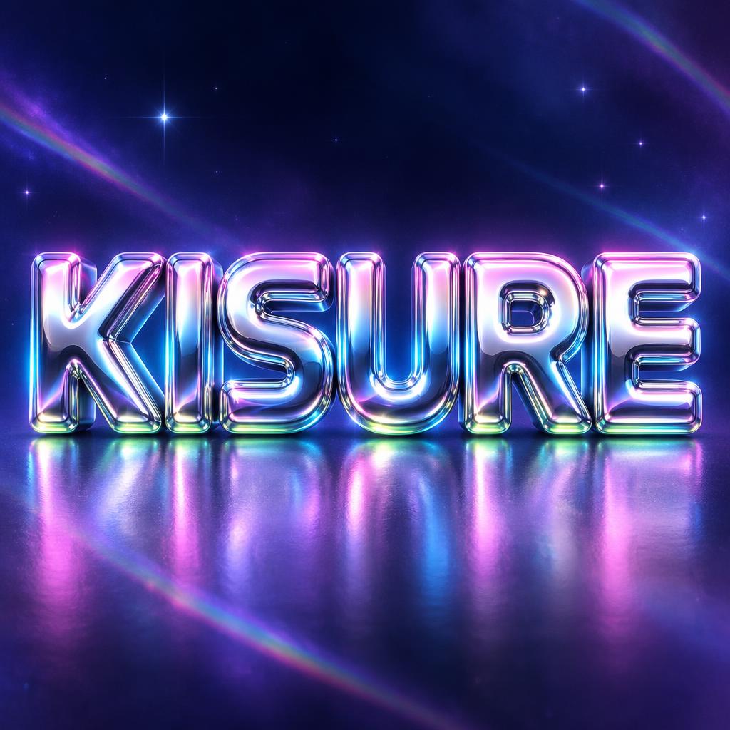"KISURE" — Y2k | AI Text Effect Generator
