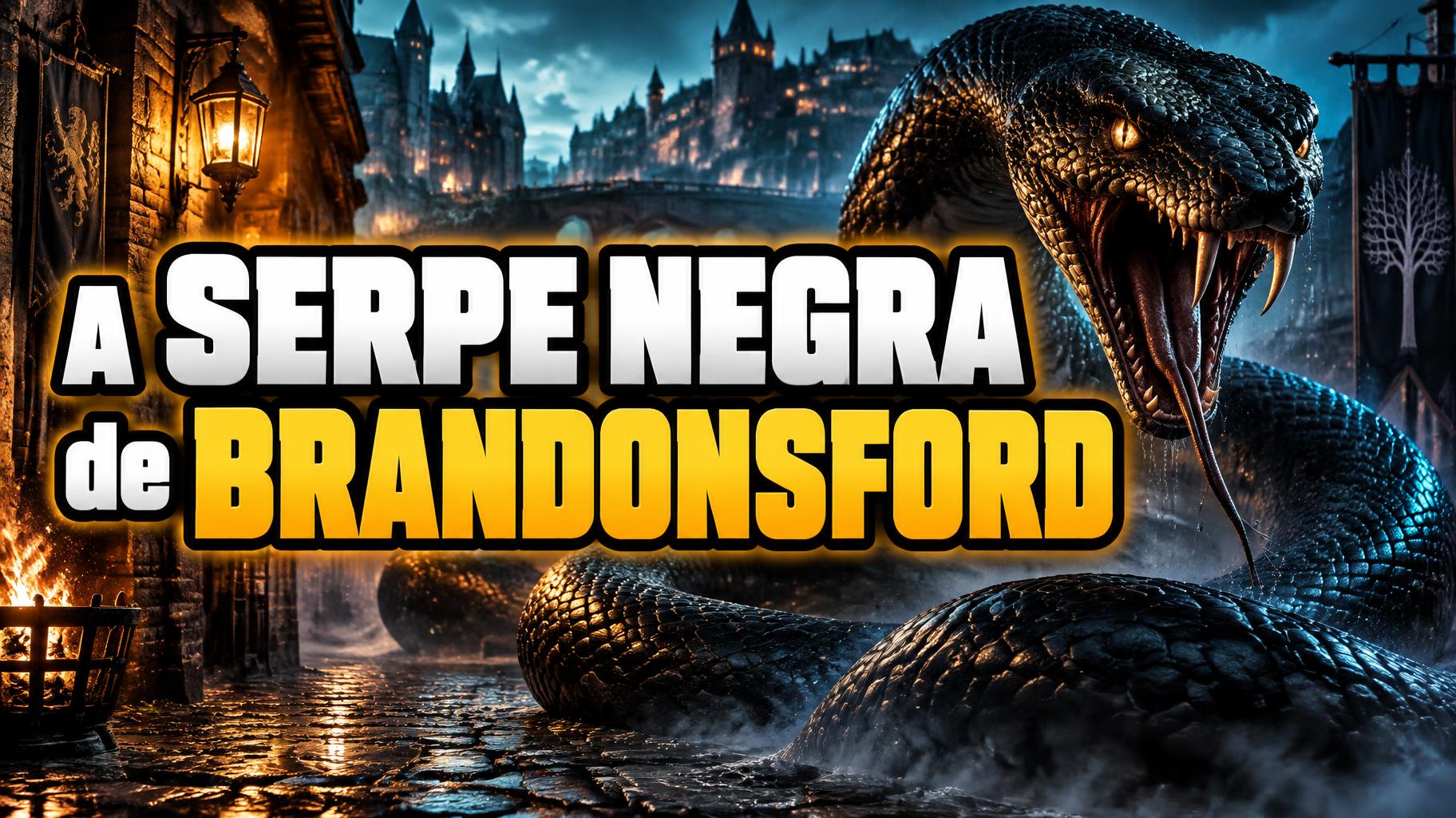 "A Serpe Negra de Brandonsford" — Cinematic Youtube Creator | AI Text Effect Generator