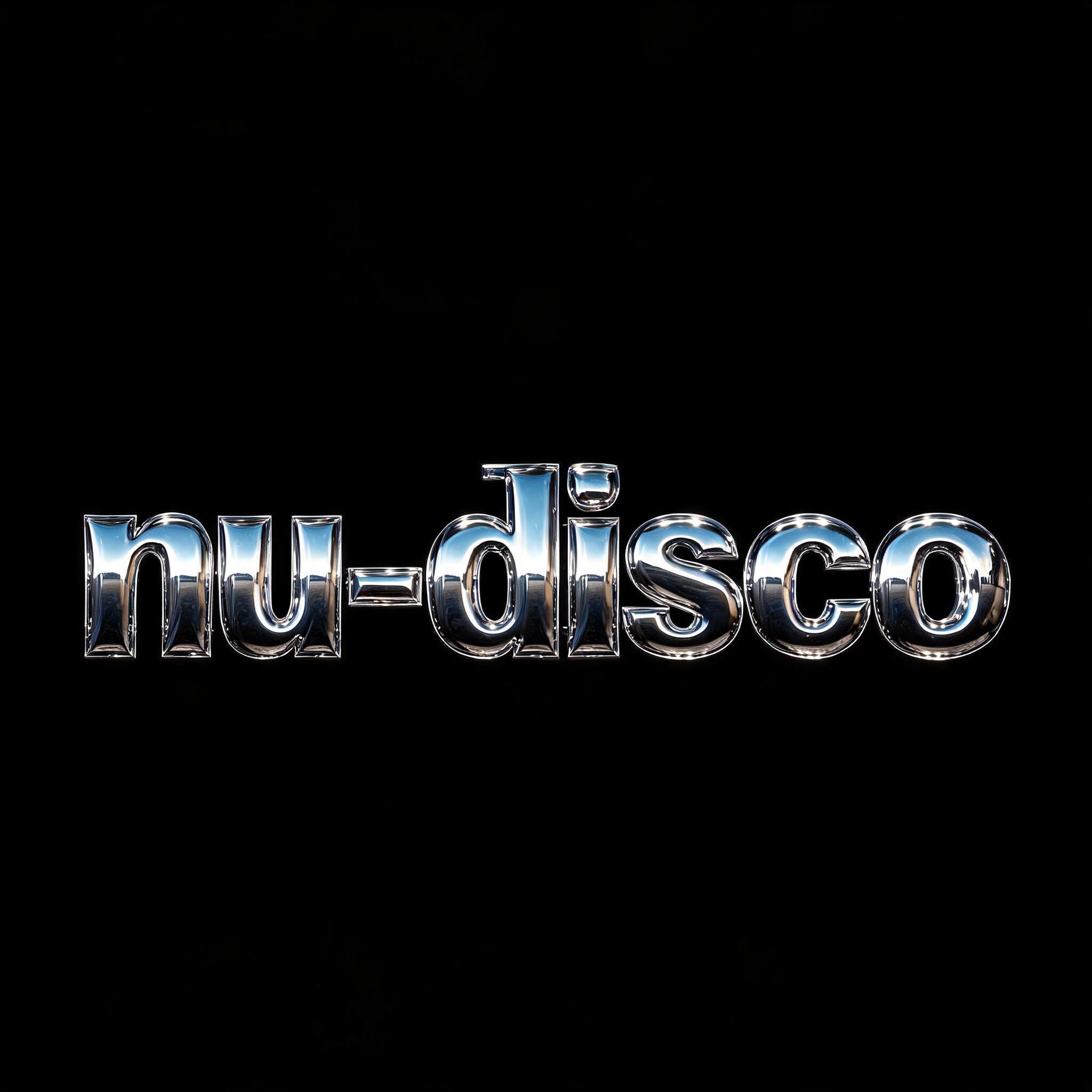 "nu-disco" — Chrome Metal 3d | AI Text Effect Generator