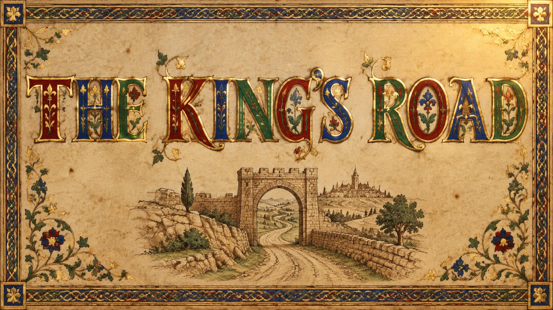 "THE KING'S ROAD" — Medieval | AI Text Effect Generator