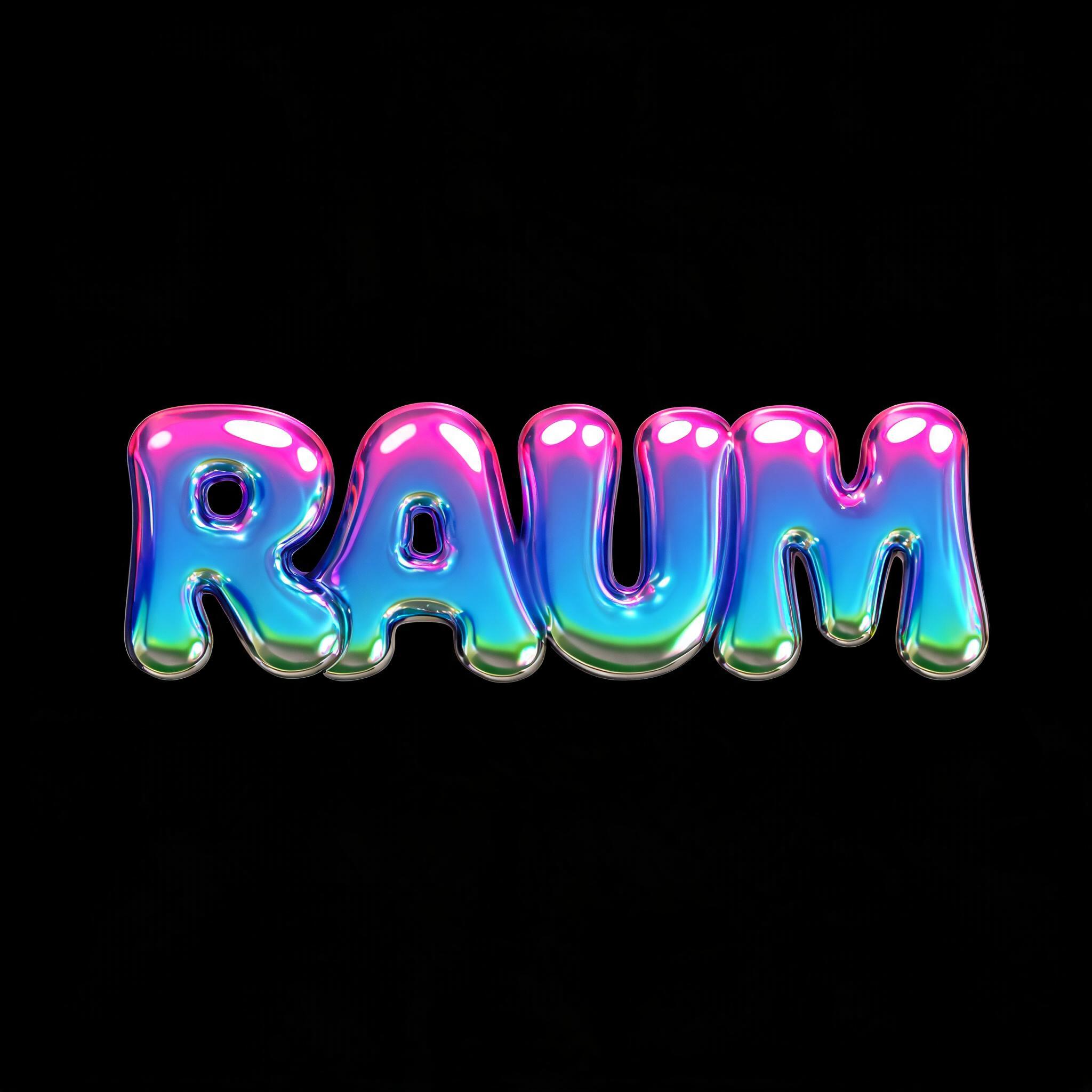 "RAUM" — Y2k | AI Text Effect Generator