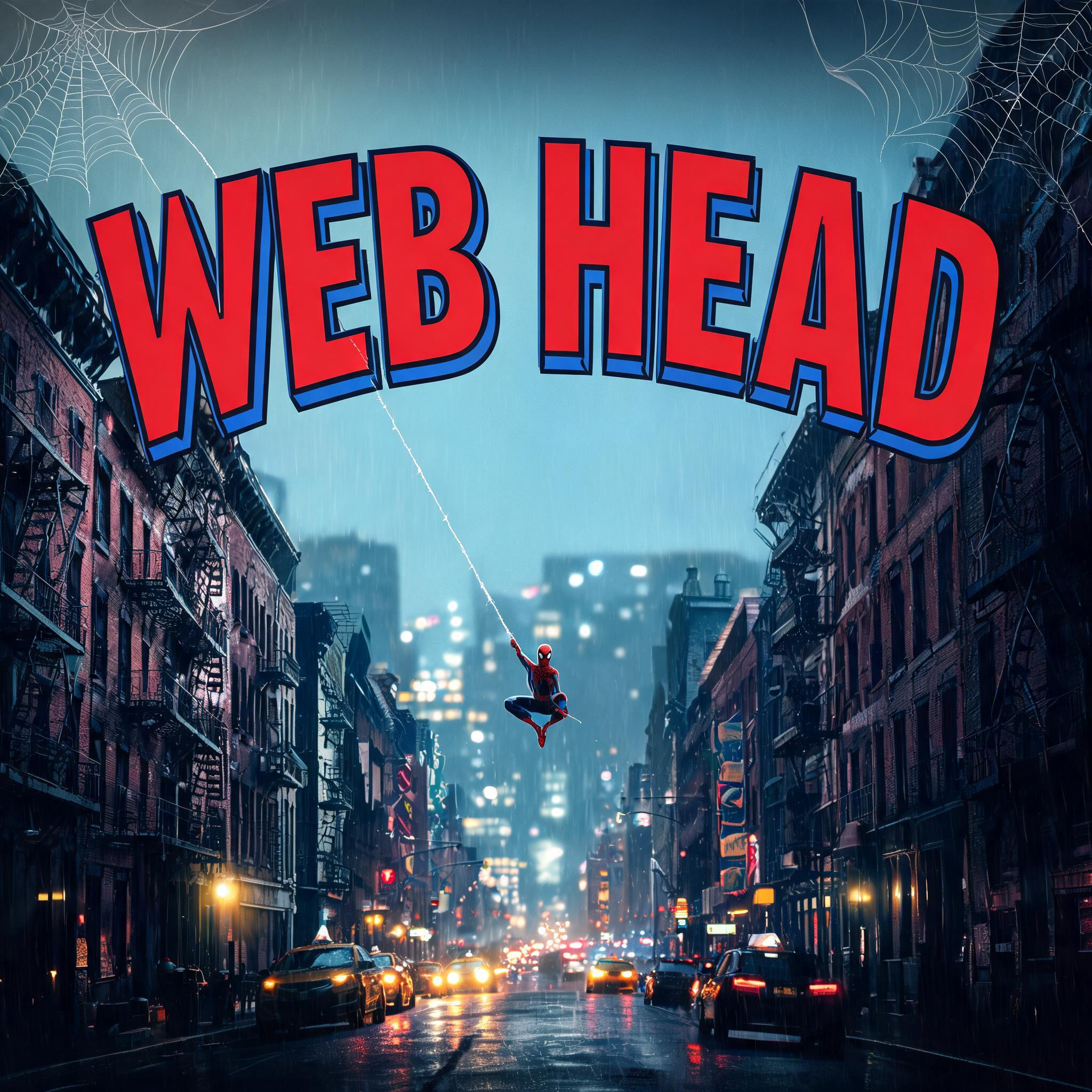 "WEB HEAD" — Spider Hero | AI Text Effect Generator